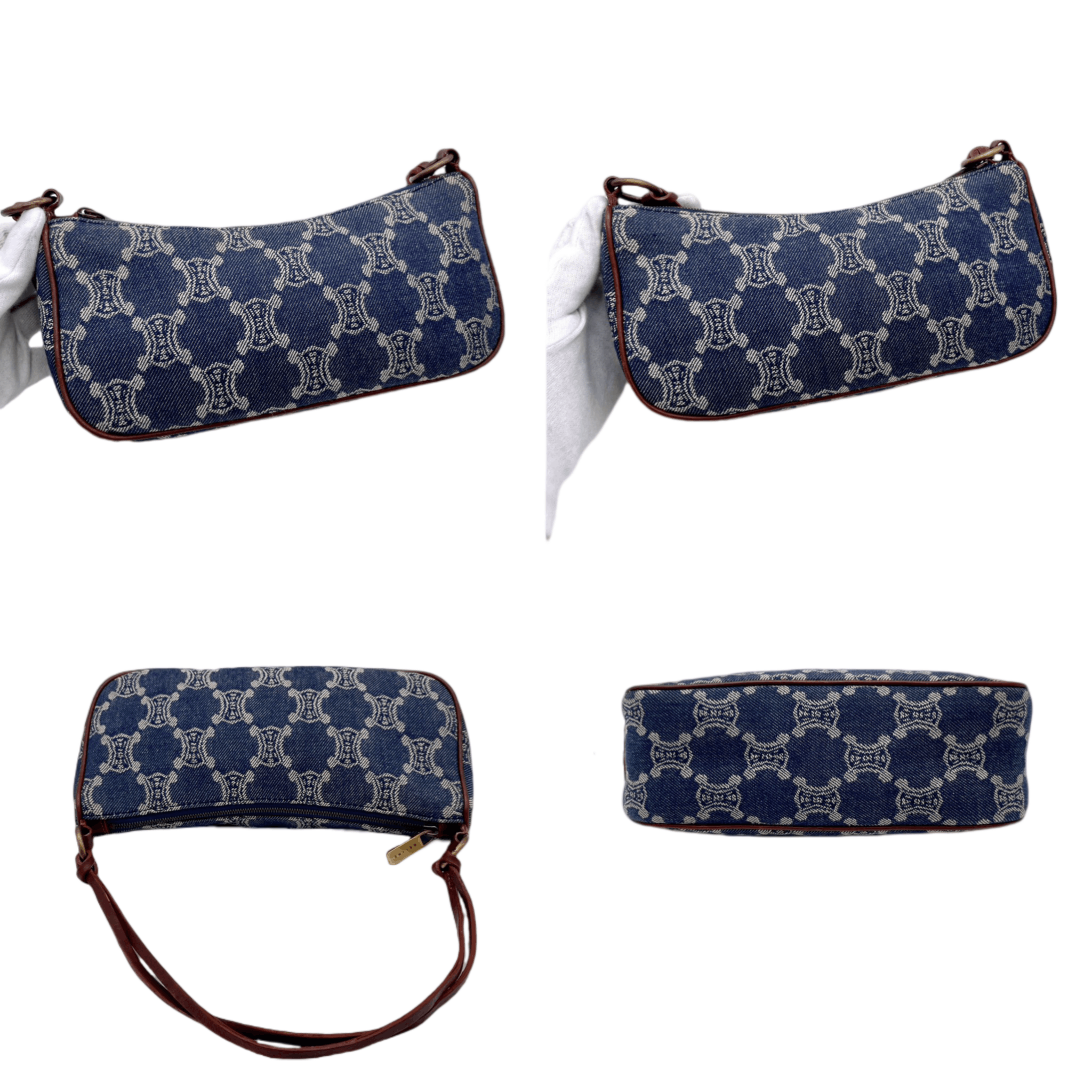Celine Celine Macadam Denim Accessory Pouch Size ONE SIZE - 8 Thumbnail