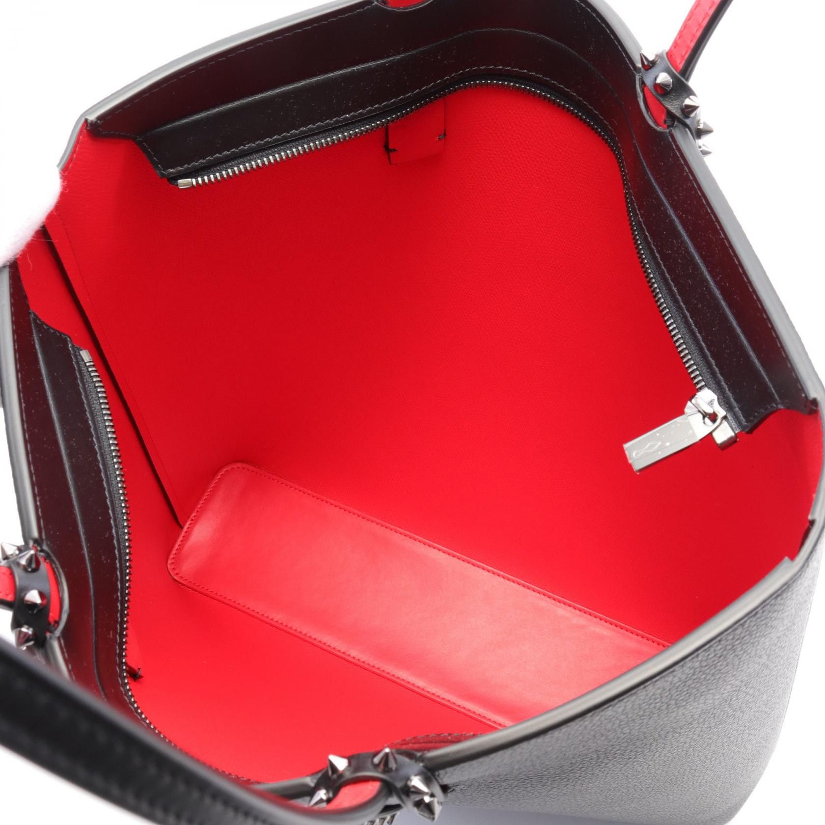 Christian Louboutin Christian Louboutin Cabata Handbag Tote Bag Leather Black Size ONE SIZE - 3 Thumbnail