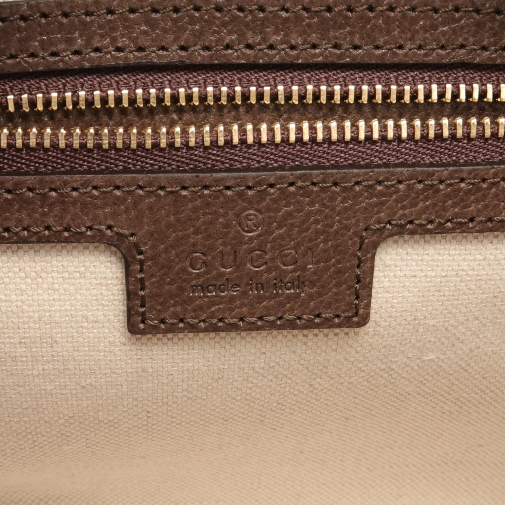 Gucci Gucci Ophidia Small Gg Supreme Shoulder Bag Coated Canvas Leather Beige Brown Size ONE SIZE - 4 Thumbnail