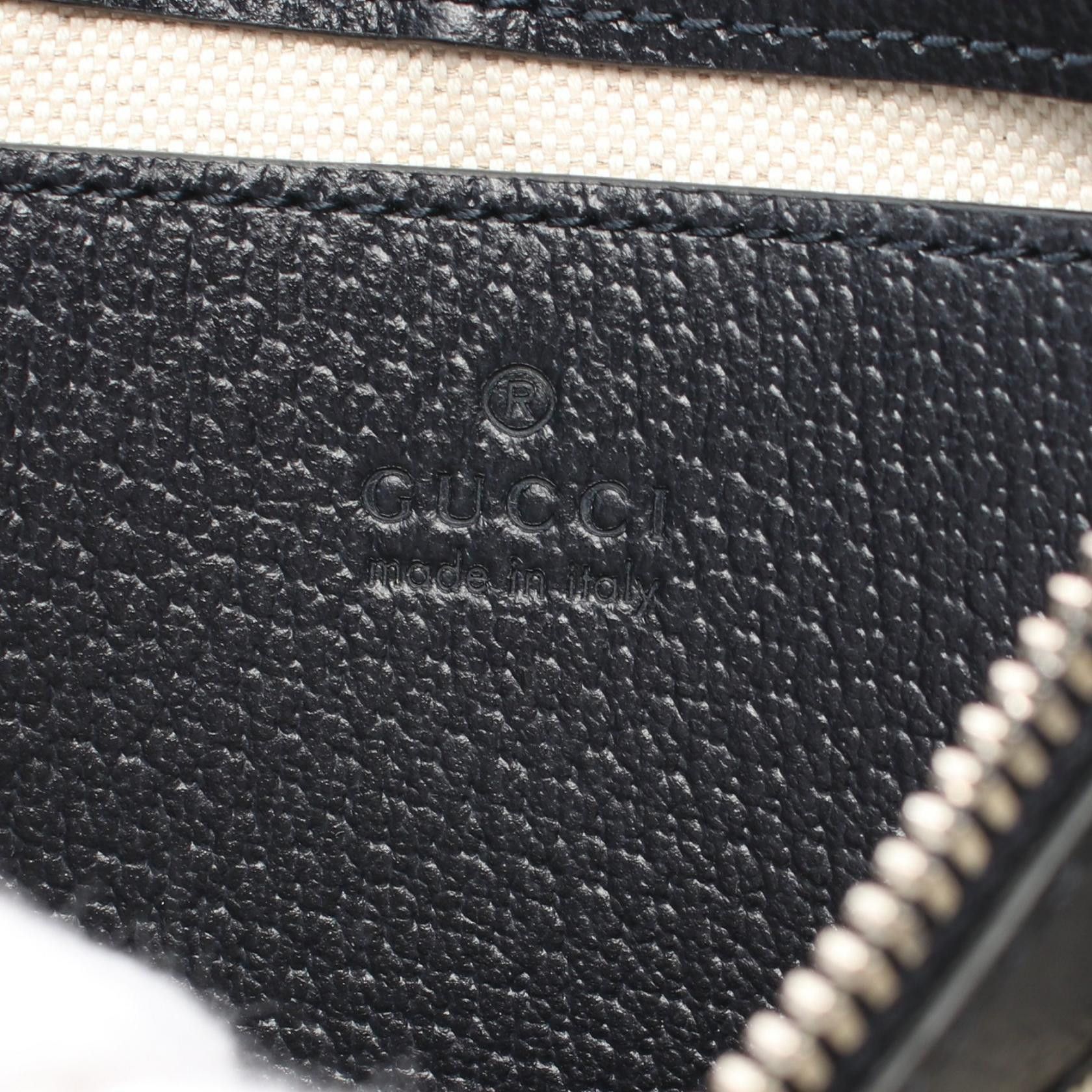 Gucci Gucci Ophidia Small Gg Supreme Handbag Coated Canvas Leather Beige Navy Size ONE SIZE - 4 Thumbnail