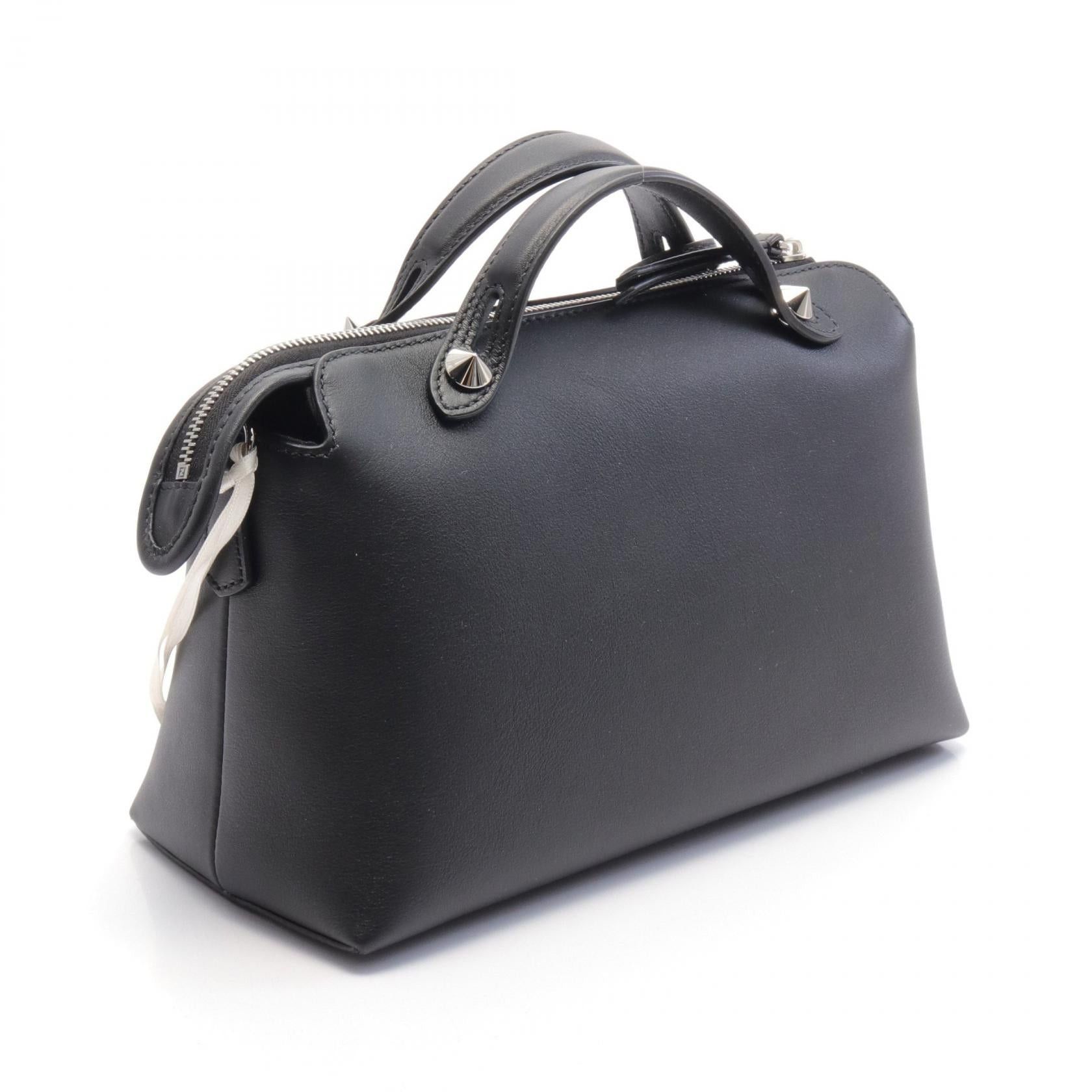 Fendi Fendi By The Way Medium Handbag Leather Black Size ONE SIZE - 2 Thumbnail