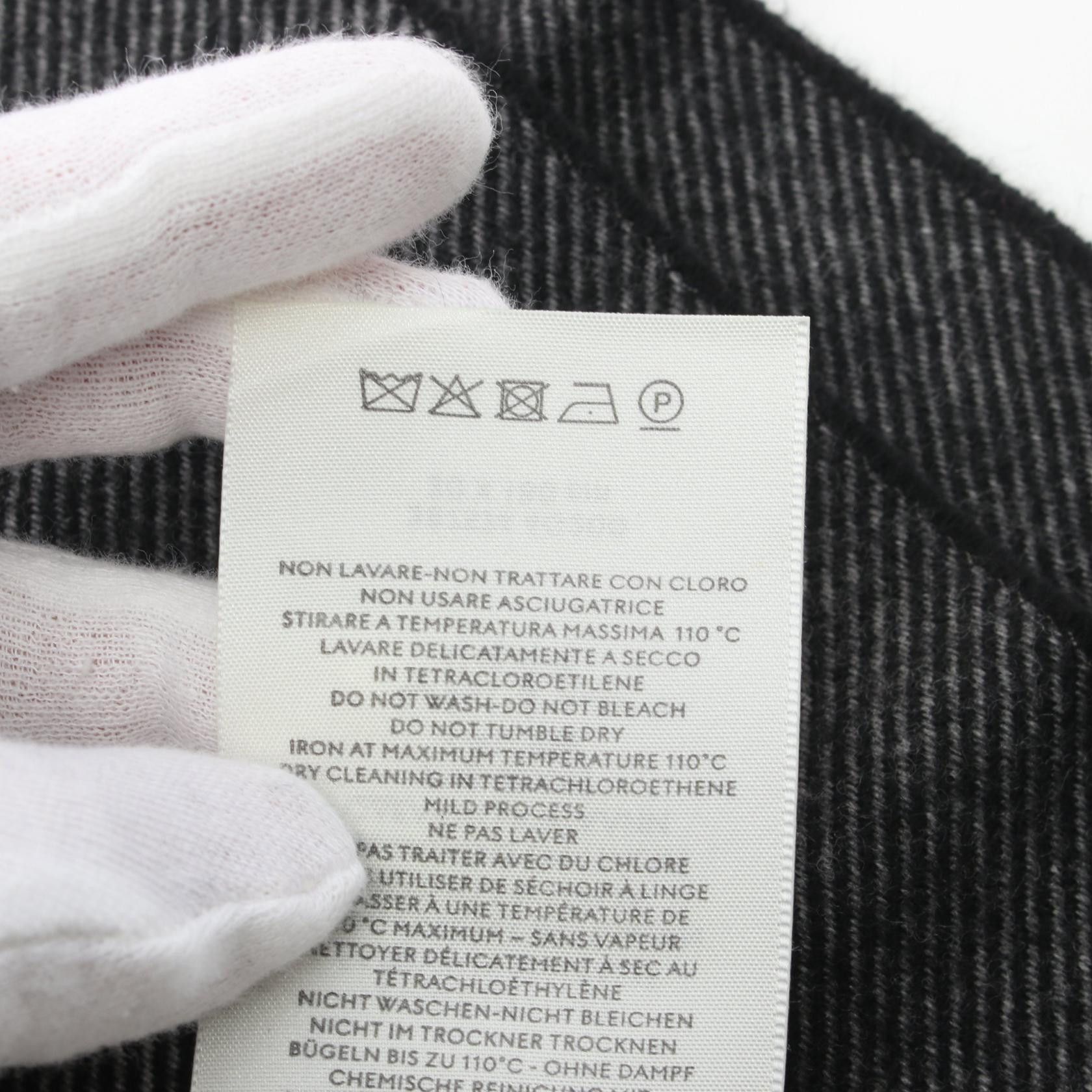 Gucci Gucci Scarf Wool Black Gray Size ONE SIZE - 4 Thumbnail