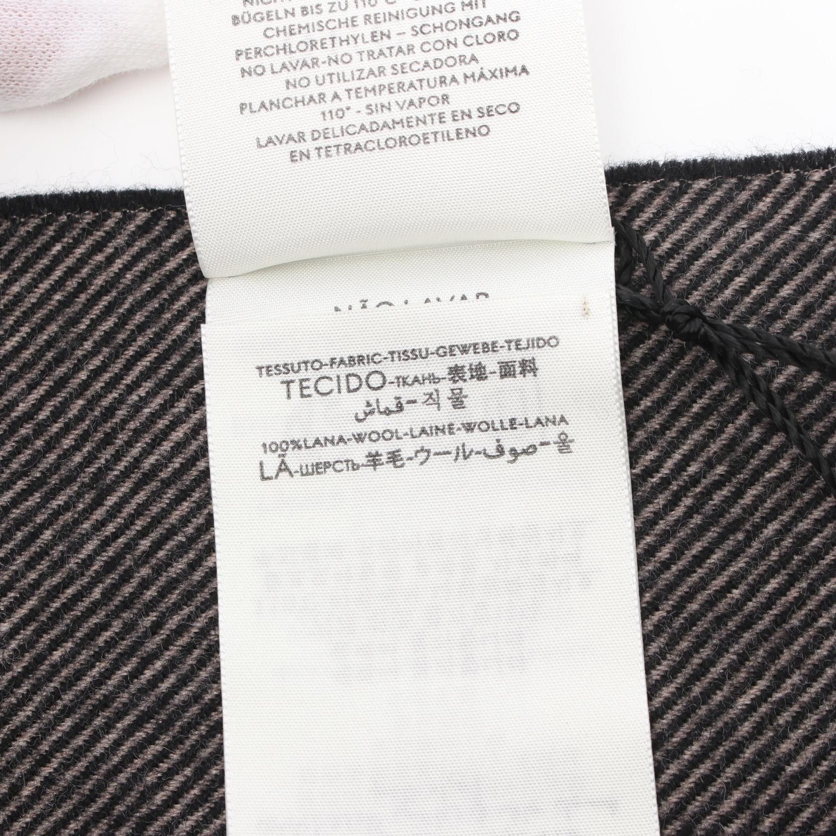 Gucci Gucci Scarf Wool Black Brown Multicolor Size ONE SIZE - 4 Thumbnail