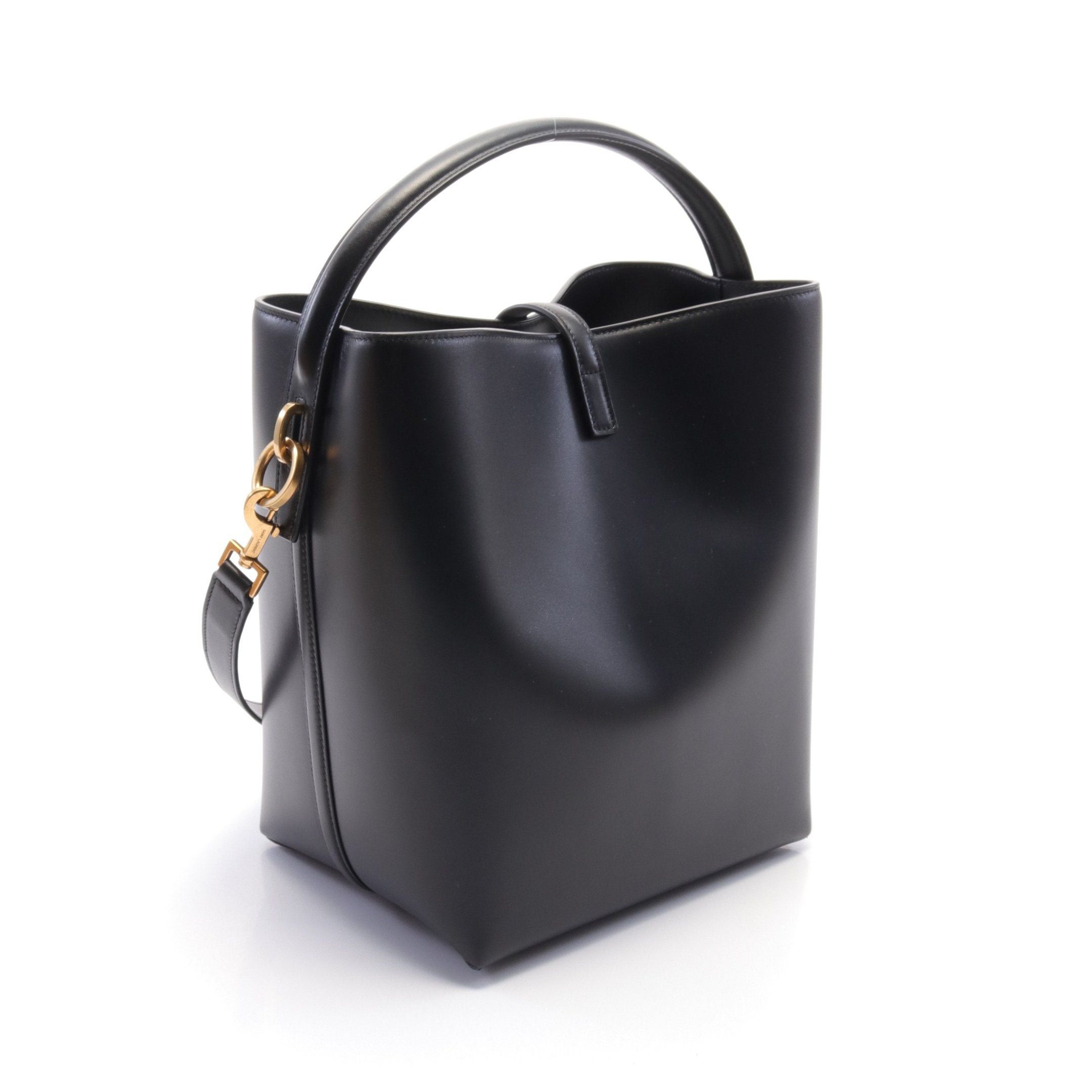 Yves Saint Laurent Yves Saint Laurent Le 37 Handbag Leather Black Size ONE SIZE - 2 Thumbnail