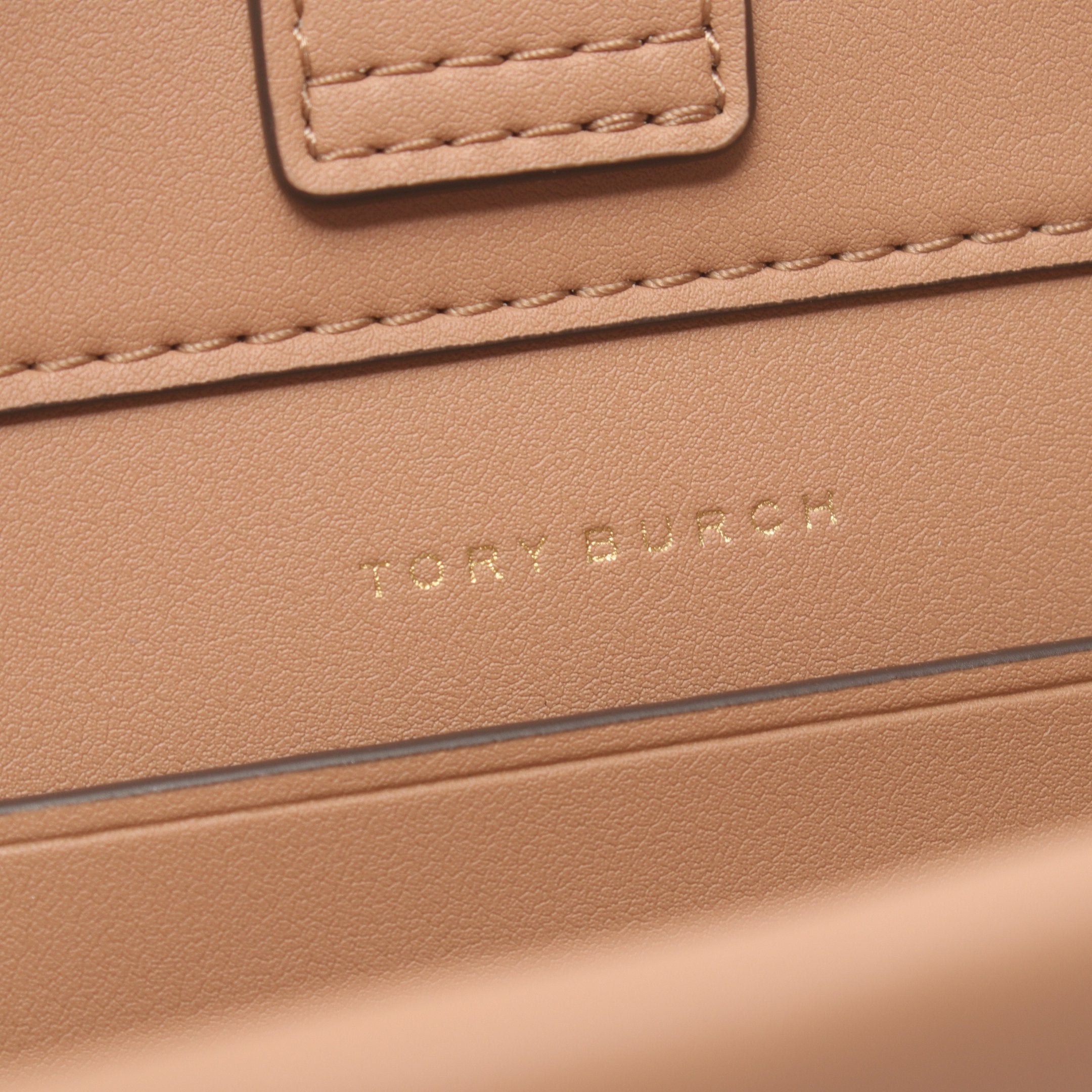 Tory Burch Tory Burch Ella Bio Mini Handbag Tote Bag Fake Leather Beige Size ONE SIZE - 4 Thumbnail