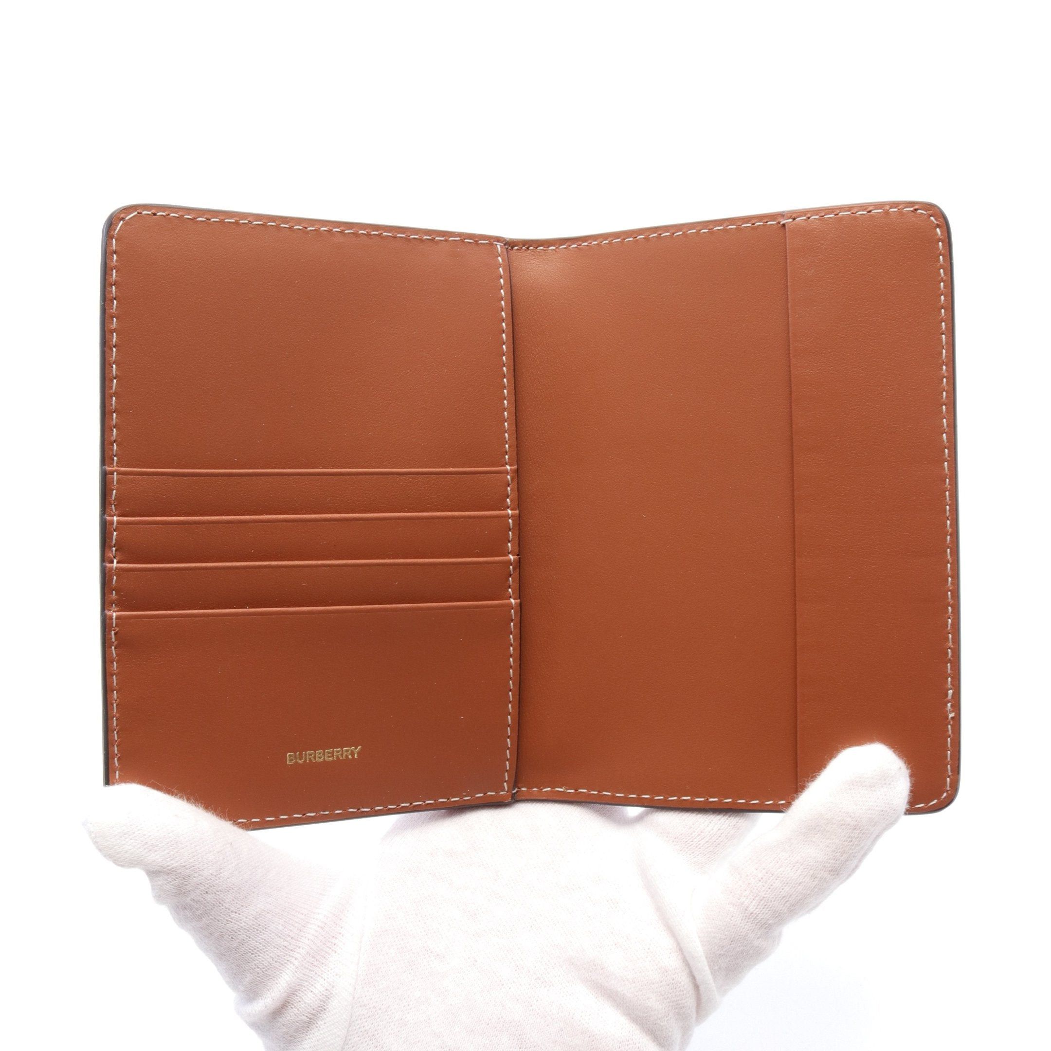 Burberry Burberry Archive Check Passport Case Card Beige Black Multicolor Size ONE SIZE - 3 Thumbnail