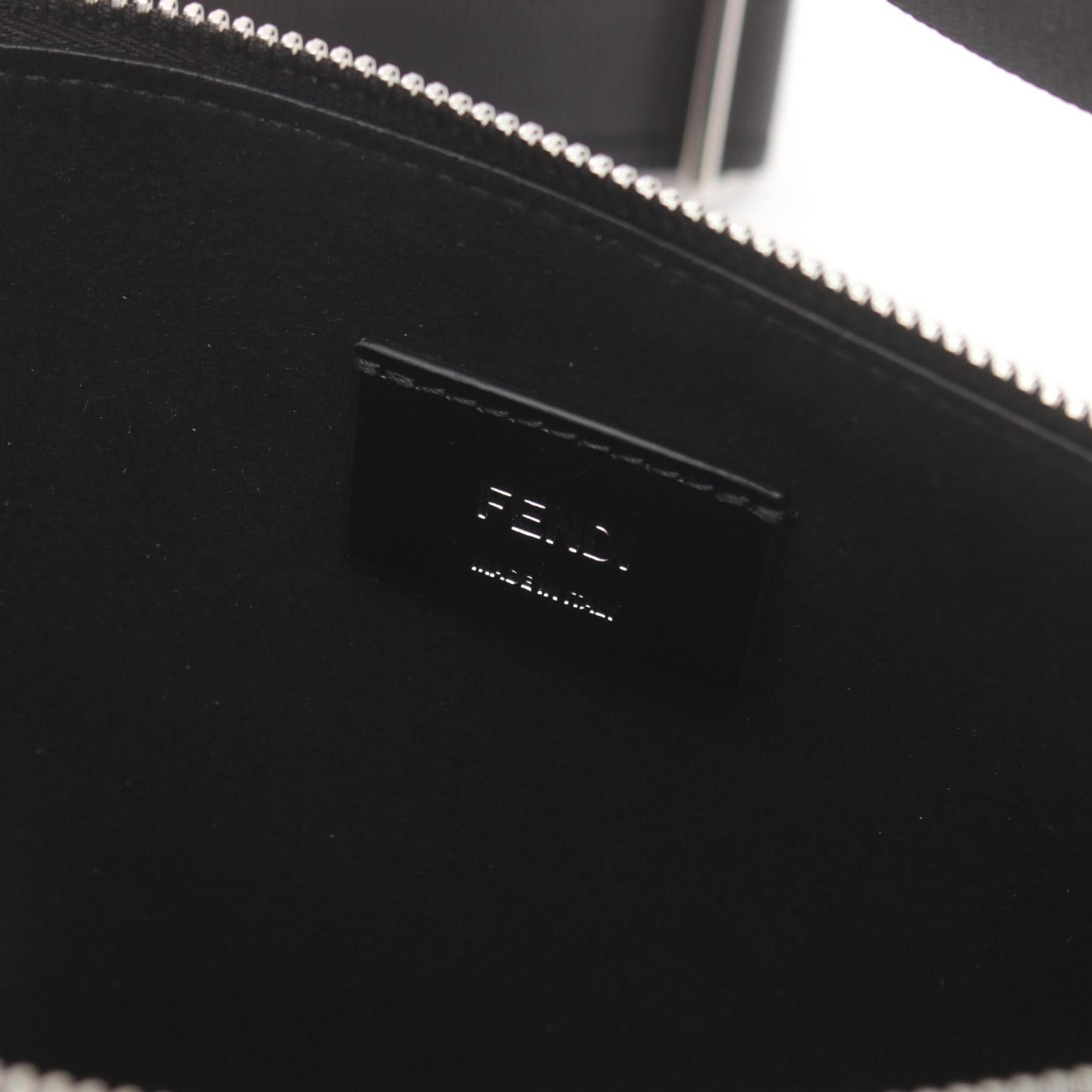 Fendi Fendi Melon Small Shoulder Bag Leather Black Size ONE SIZE - 4 Thumbnail