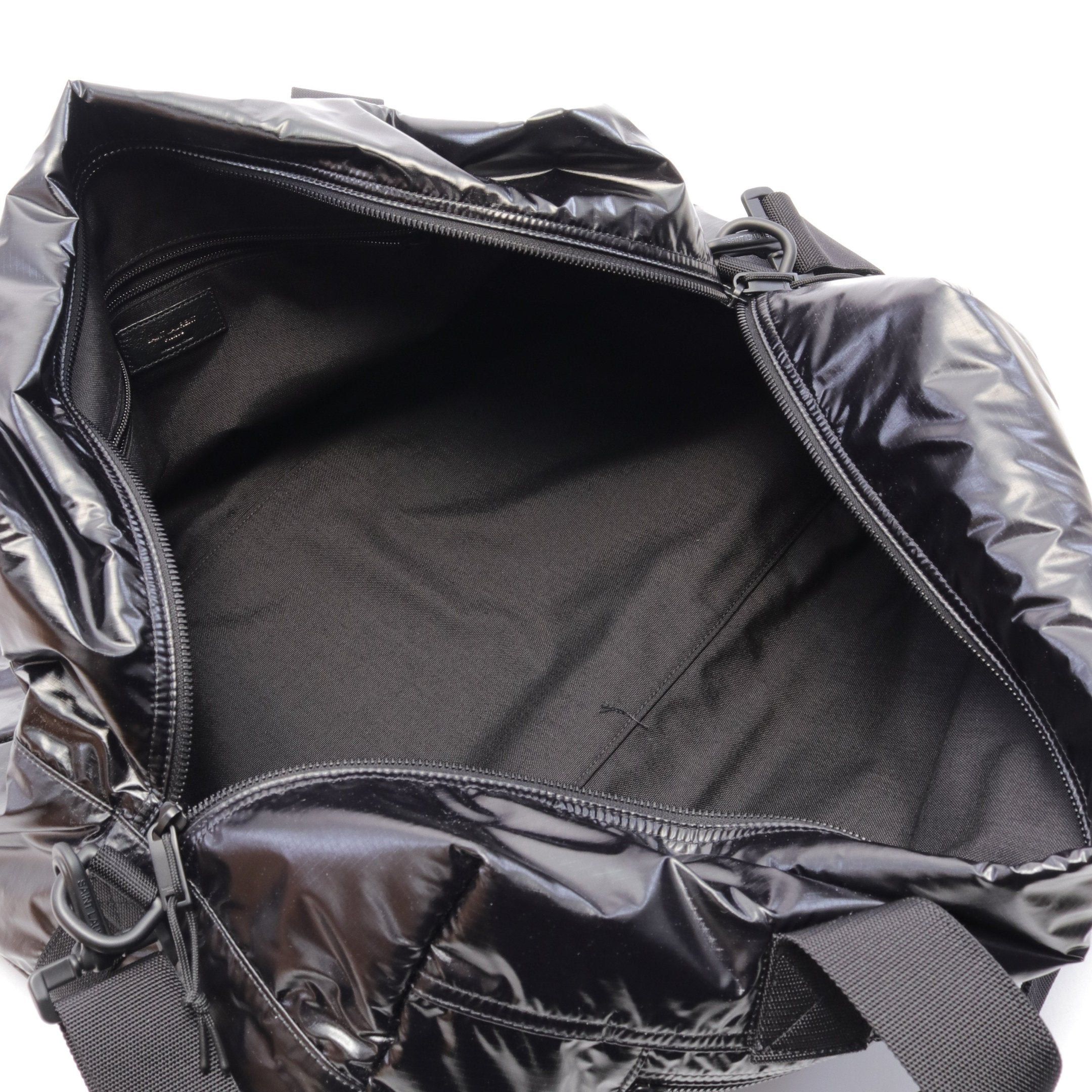 Yves Saint Laurent Yves Saint Laurent Nuxx Nux Duffel Bag Boston Nylon Black Size ONE SIZE - 3 Thumbnail