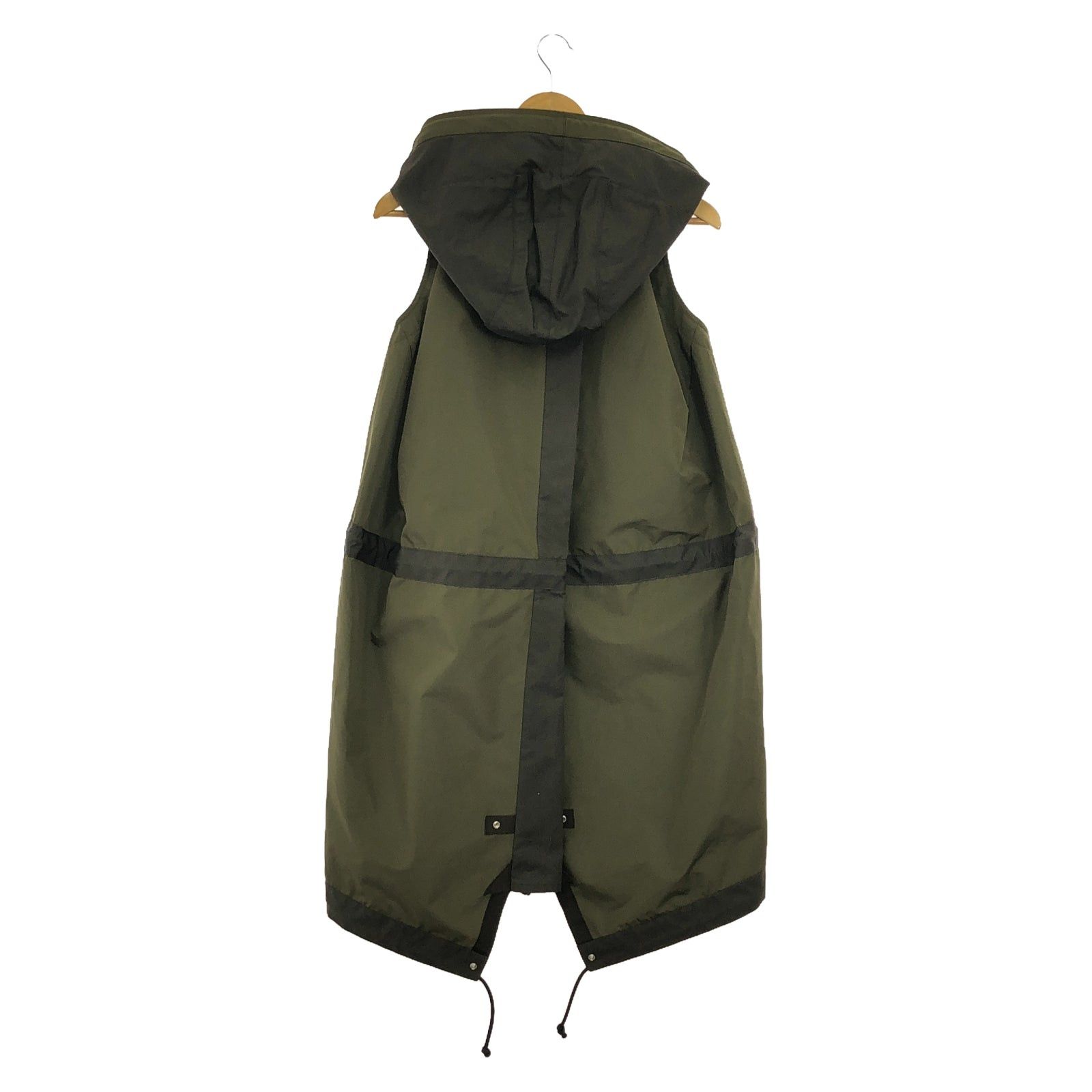 Sacai Sacai Jacket Nylon Khaki Green Size ONE SIZE - 2 Thumbnail
