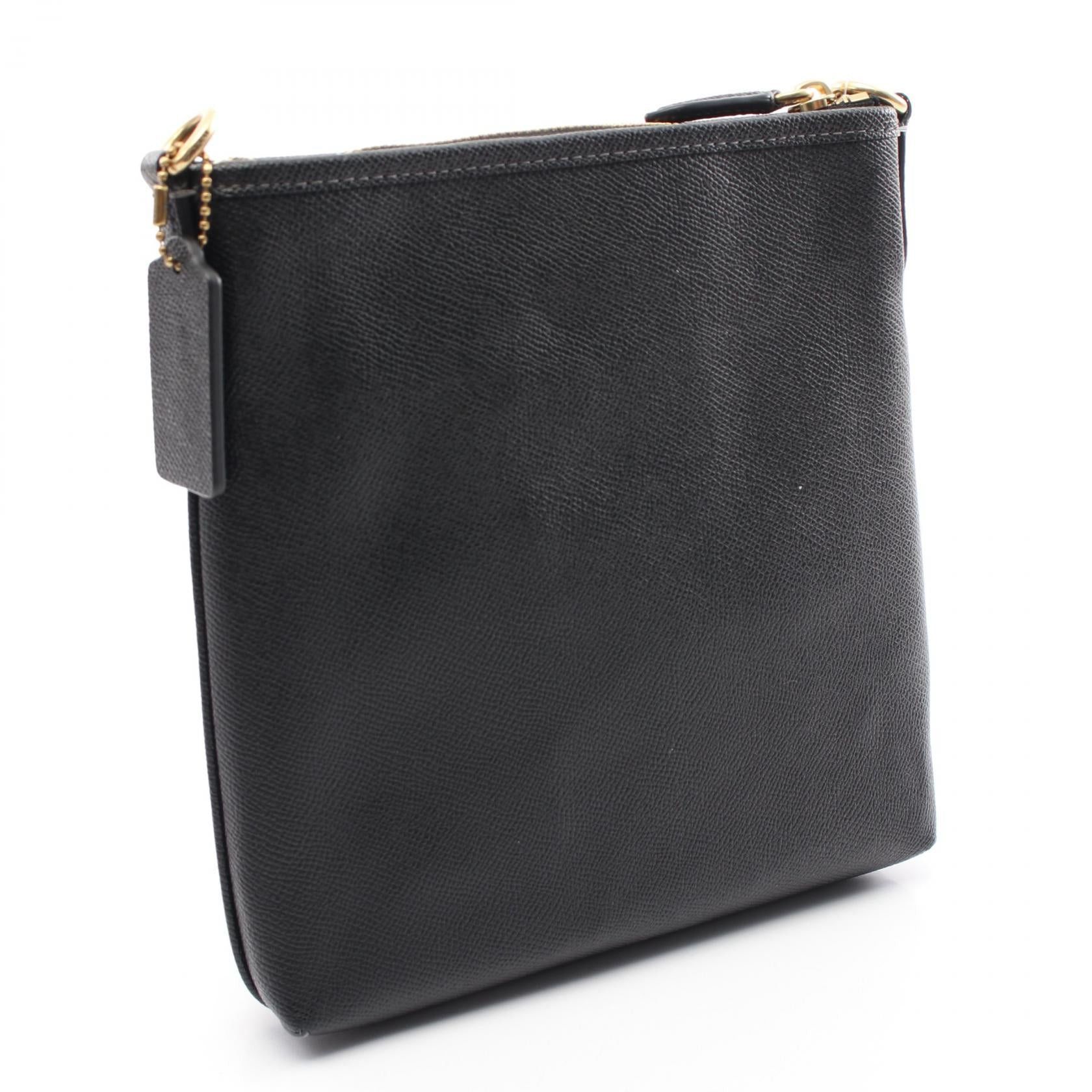 Coach Coach Kit Messenger Crossbody Shoulder Bag Leather Black Size ONE SIZE - 2 Thumbnail