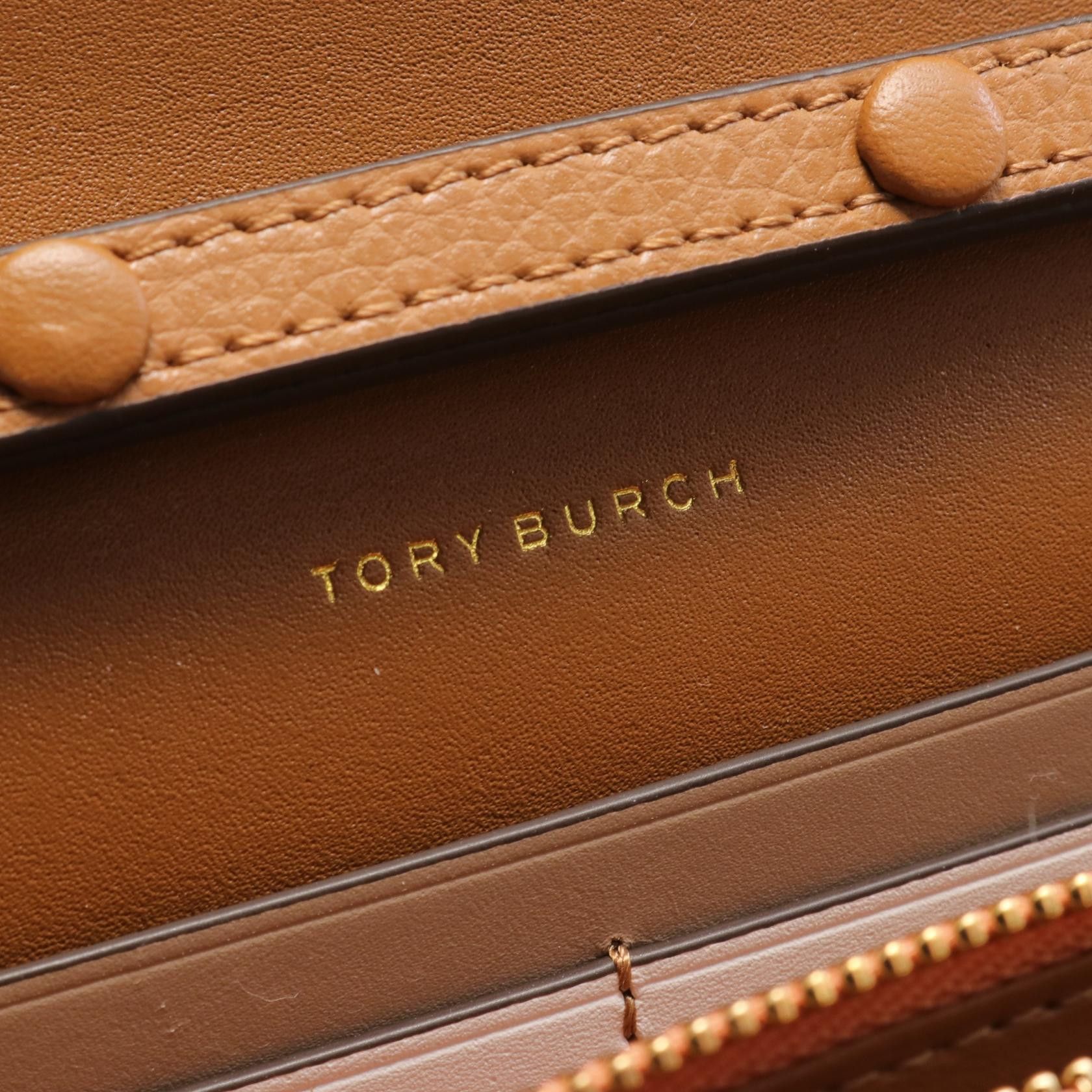 Tory Burch Tory Burch Robinson Shoulder Bag Leather Brown Size ONE SIZE - 4 Thumbnail
