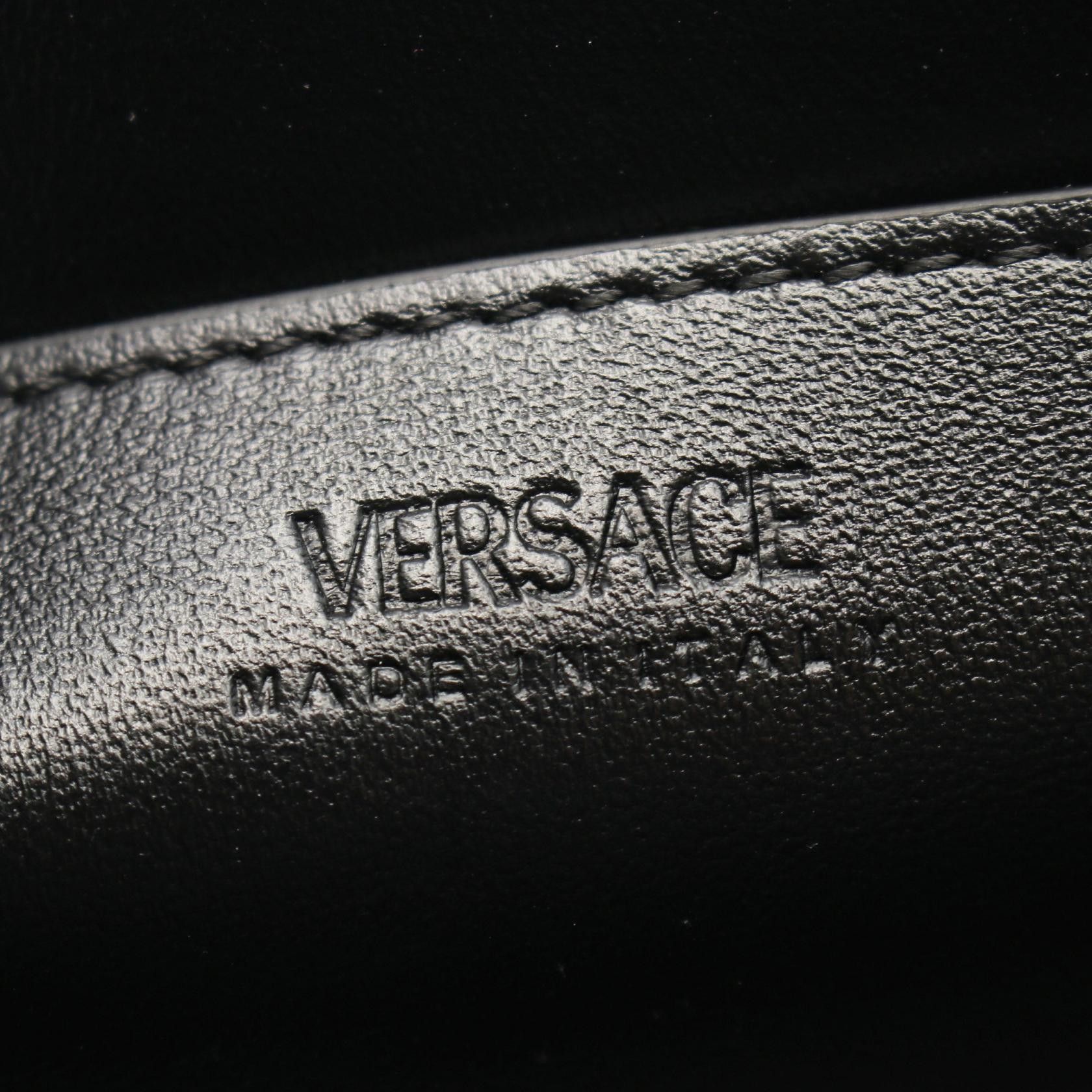 Versace Versace Greca Goddess Small Hobo Bag Shoulder Leather Black Size ONE SIZE - 4 Thumbnail