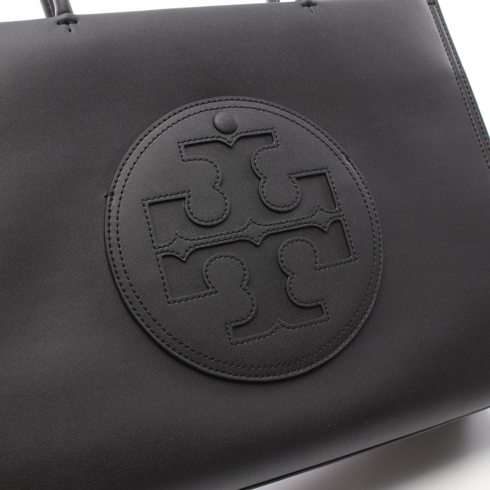 Tory Burch Tory Burch Ella Handbag Tote Bag Leather Black Size ONE SIZE - 5 Thumbnail