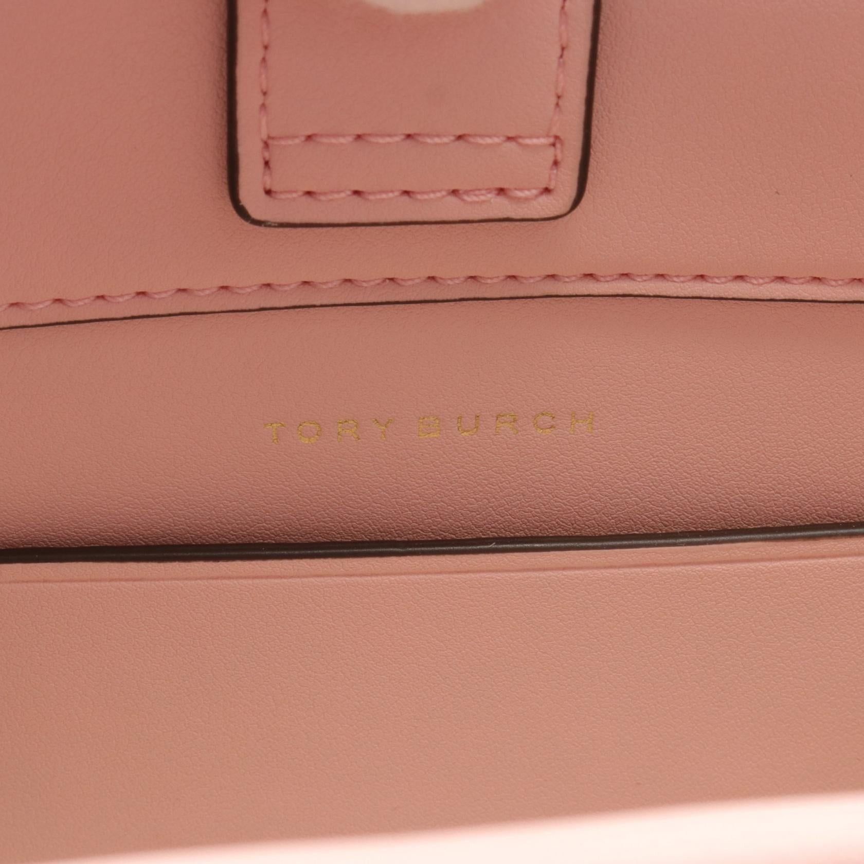 Tory Burch Tory Burch Ella Bio Mini Handbag Tote Bag Others Fake Leather Pink Size ONE SIZE - 4 Thumbnail
