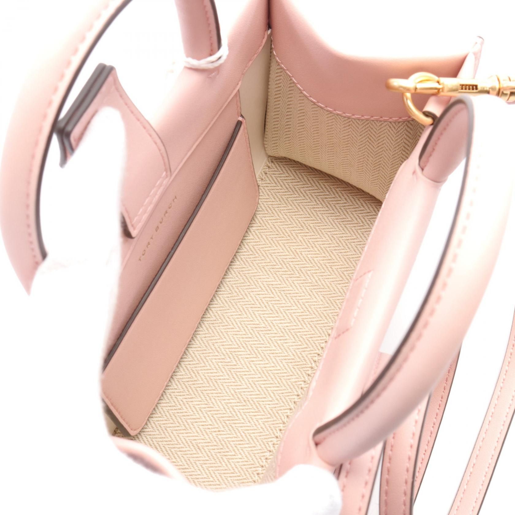Tory Burch Tory Burch Ella Bio Mini Handbag Tote Bag Others Fake Leather Pink Size ONE SIZE - 3 Thumbnail