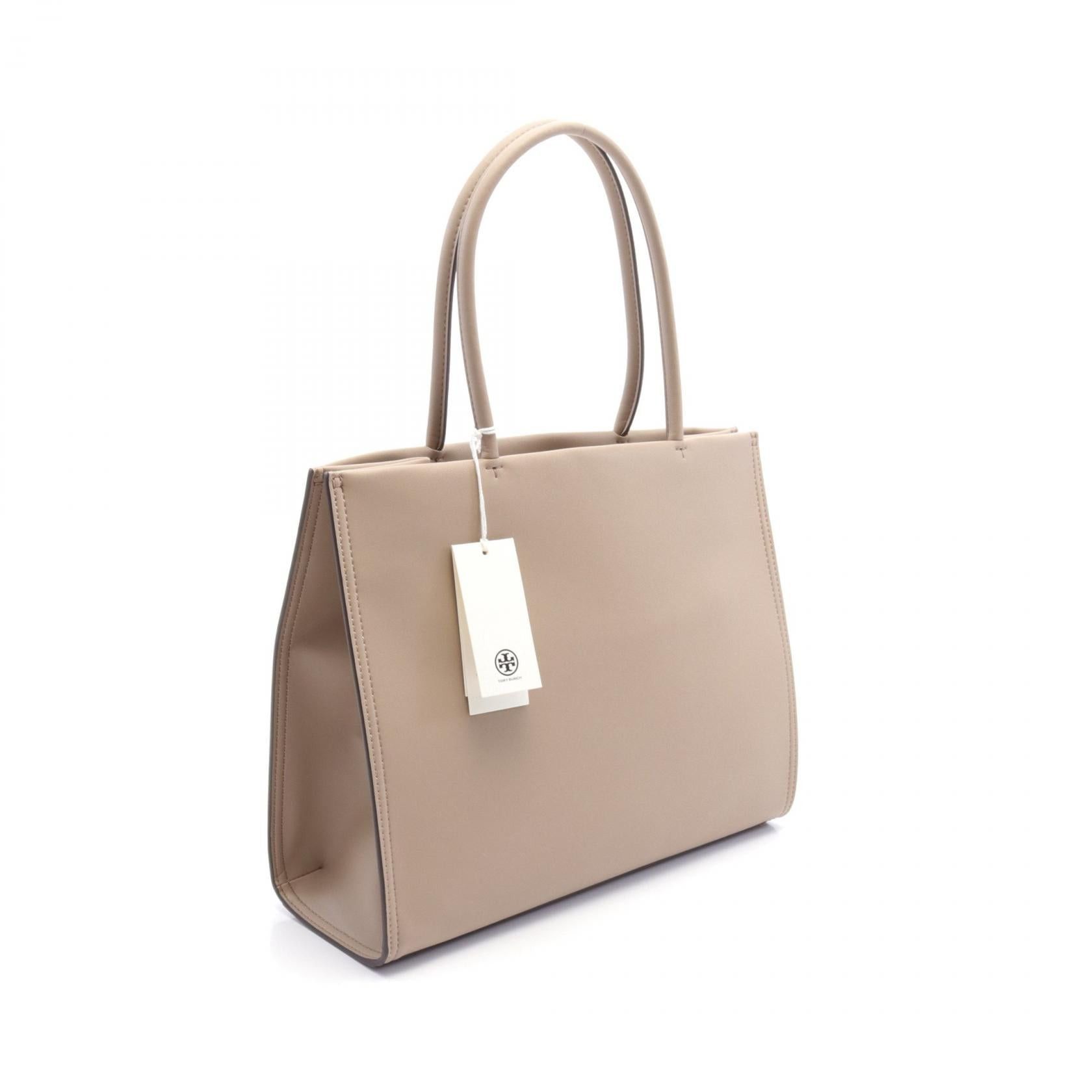 Tory Burch Tory Burch Ella Bio Small Tote Handbag Bag Others Fake Leather Beige Size ONE SIZE - 2 Thumbnail