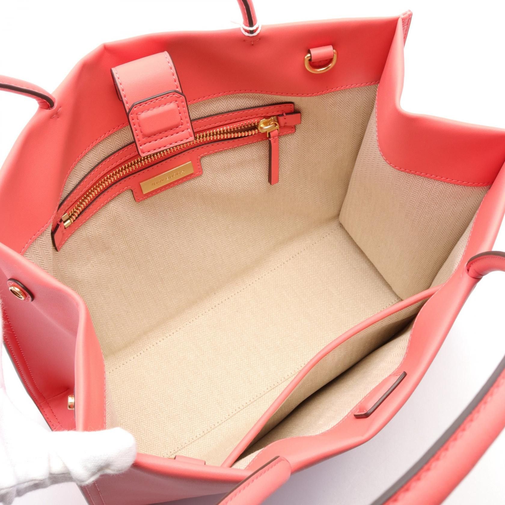 Tory Burch Tory Burch Ella Bio Small Tote Handbag Bag Others Fake Leather Pink Size ONE SIZE - 3 Thumbnail