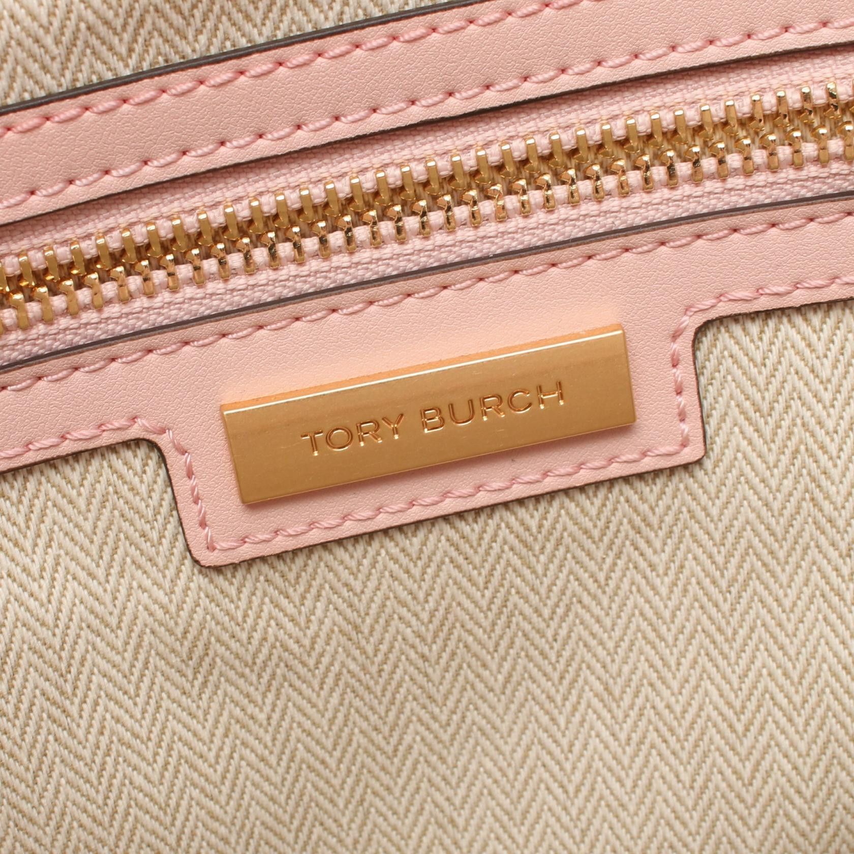 Tory Burch Tory Burch Ella Bio Small Tote Handbag Bag Others Fake Leather Pink Size ONE SIZE - 4 Thumbnail