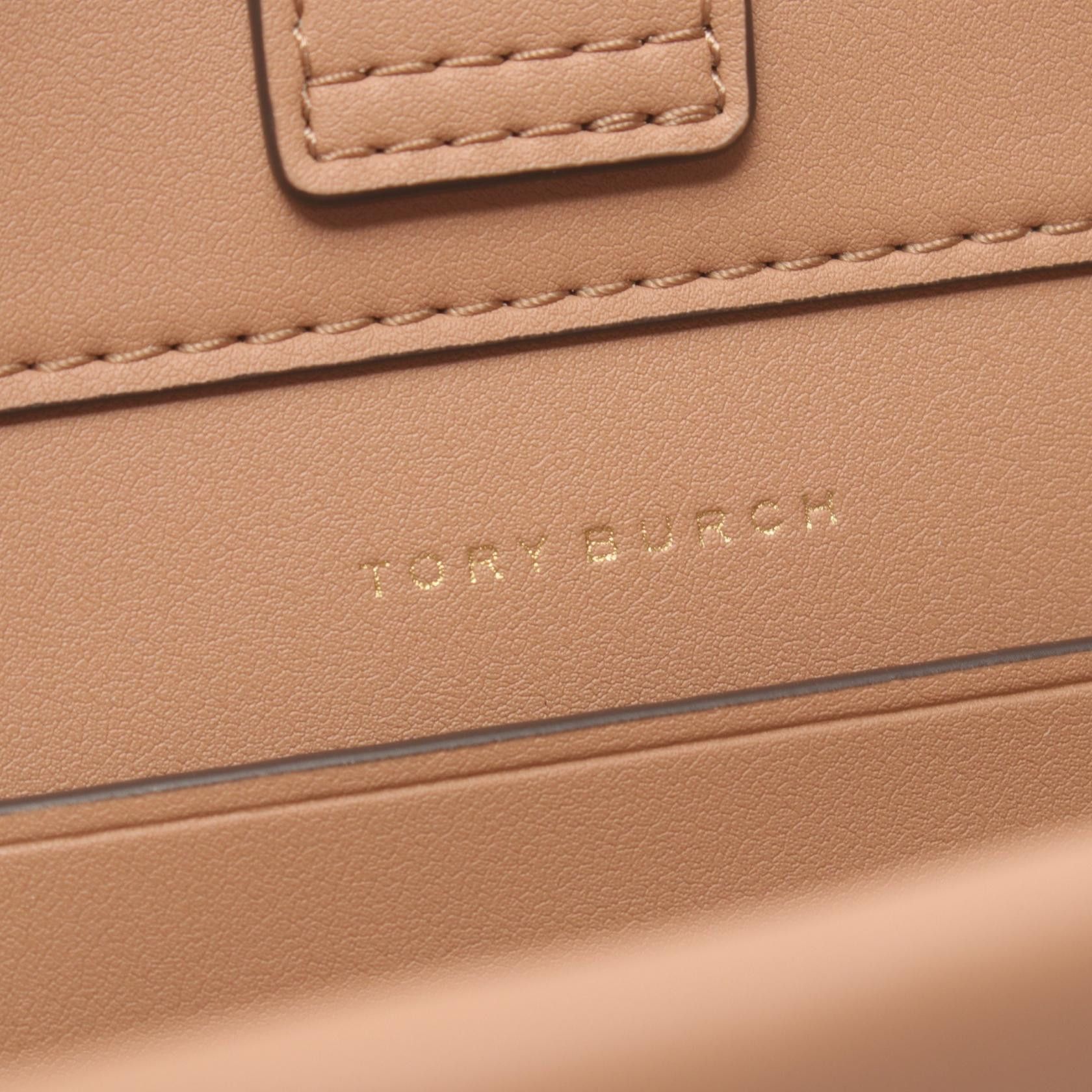 Tory Burch Tory Burch Ella Bio Mini Handbag Tote Bag Others Fake Leather Beige Size ONE SIZE - 4 Thumbnail