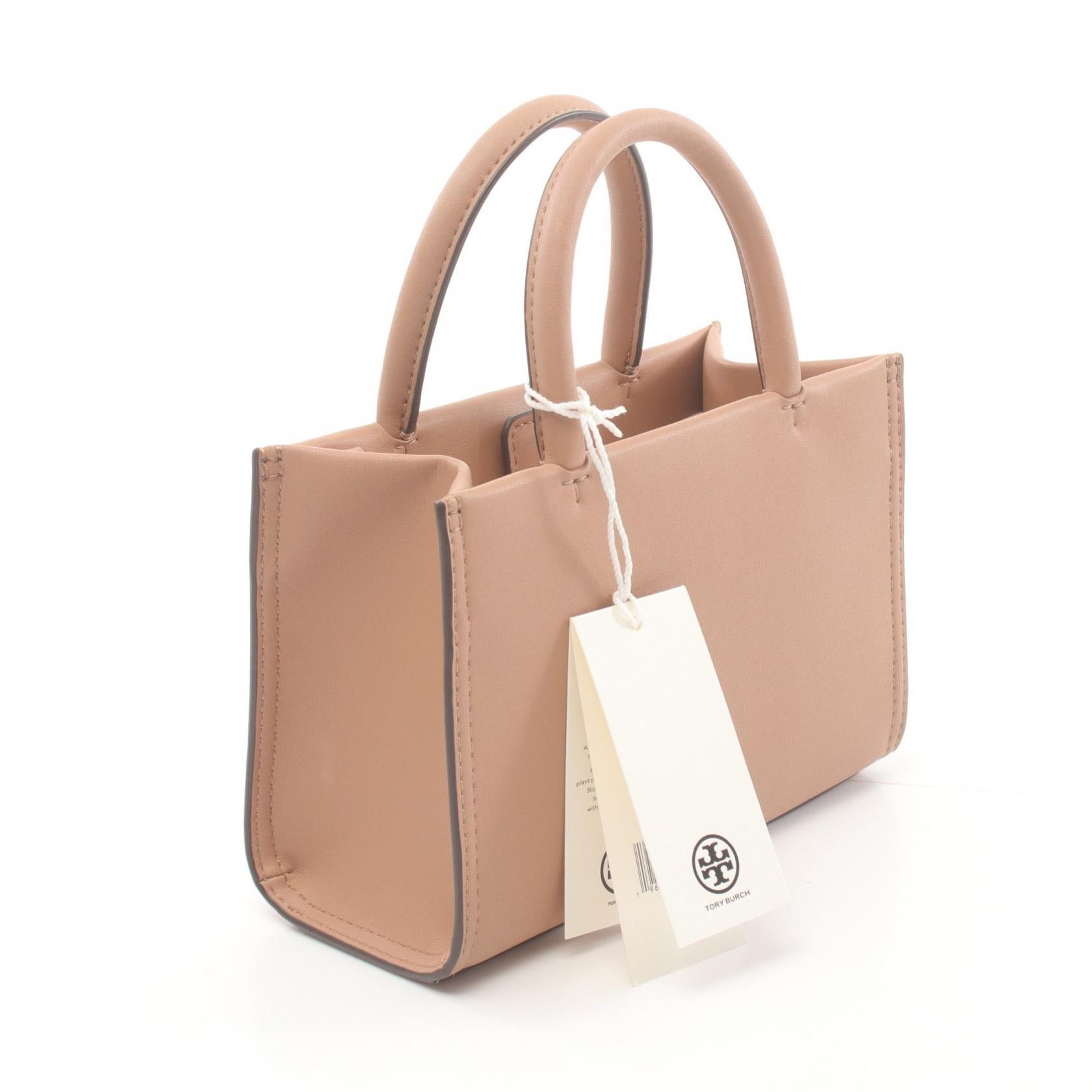 Tory Burch Tory Burch Ella Bio Mini Handbag Tote Bag Others Fake Leather Beige Size ONE SIZE - 2 Thumbnail