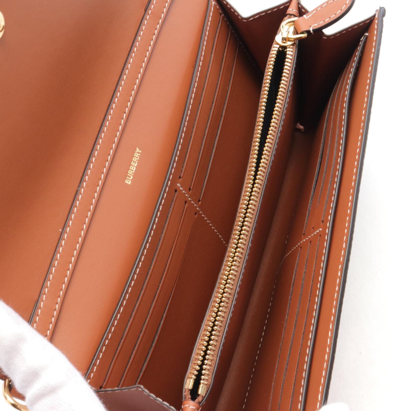 Burberry Burberry Hannah Shoulder Bag Coated Canvas Leather Beige Brown Multicolor Size ONE SIZE - 3 Thumbnail