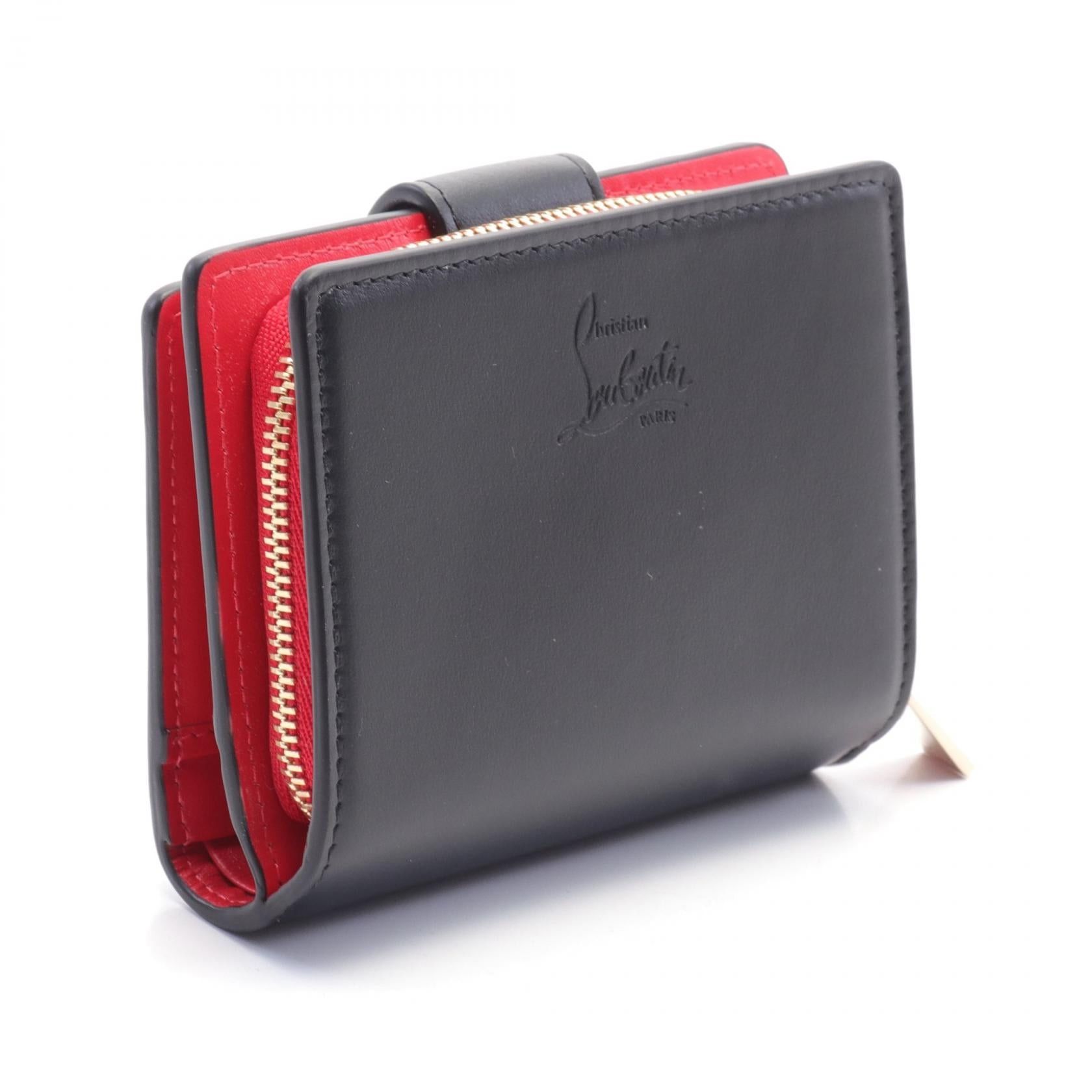 Christian Louboutin Christian Louboutin Loubi54 Ruby Bi-Fold Wallet Leather Black Size ONE SIZE - 2 Thumbnail