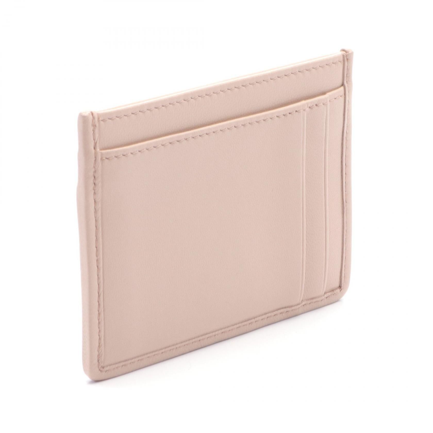Miu Miu Miu Miu Matelasse Card Case Leather Pink Size ONE SIZE - 2 Thumbnail