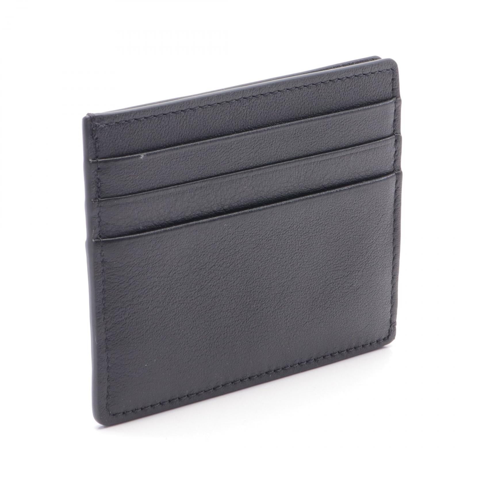 Versace Versace Medusa Card Case Leather Black Size ONE SIZE - 2 Thumbnail