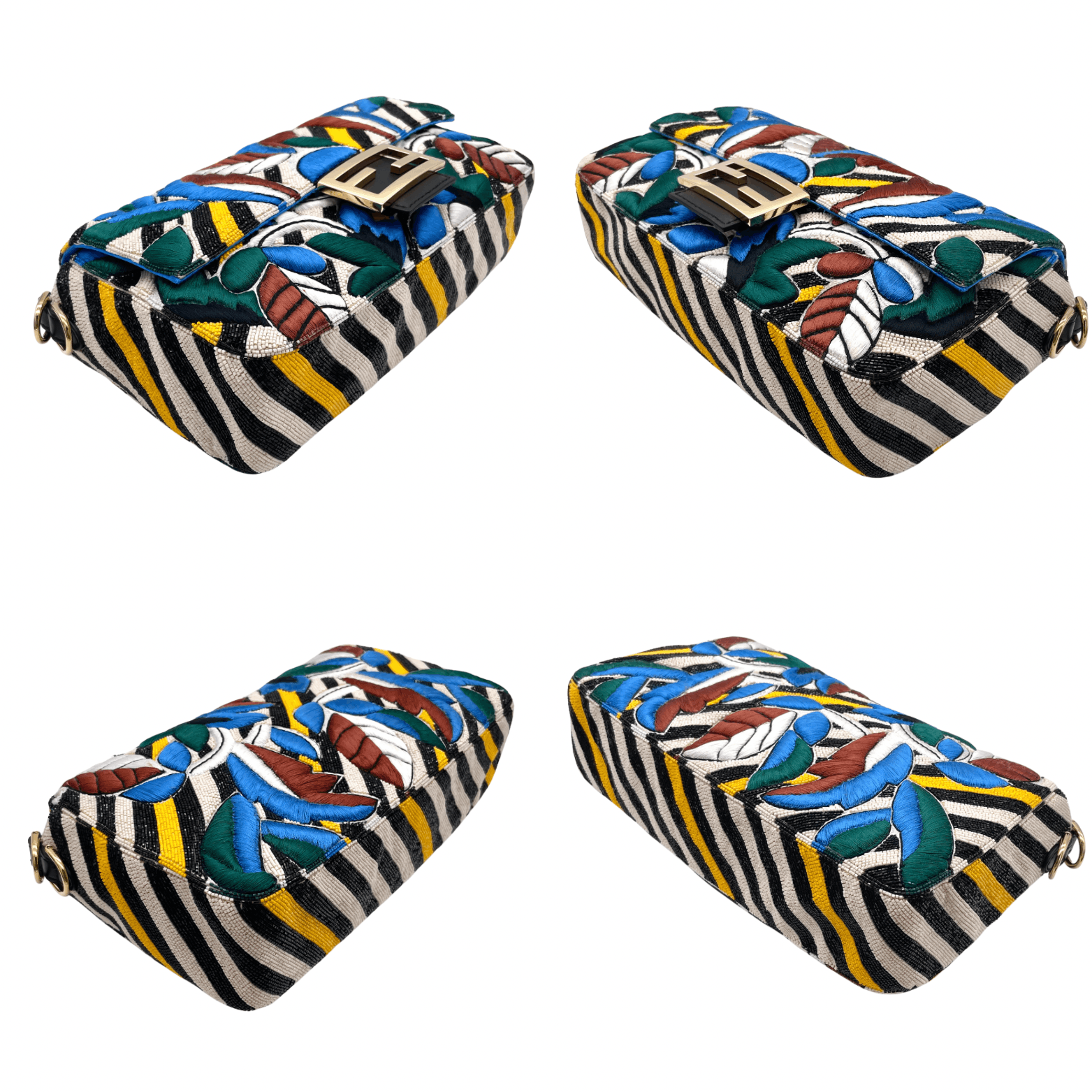 Fendi Fendi Embroidered Beads Mamma Bucket Size ONE SIZE - 6 Thumbnail