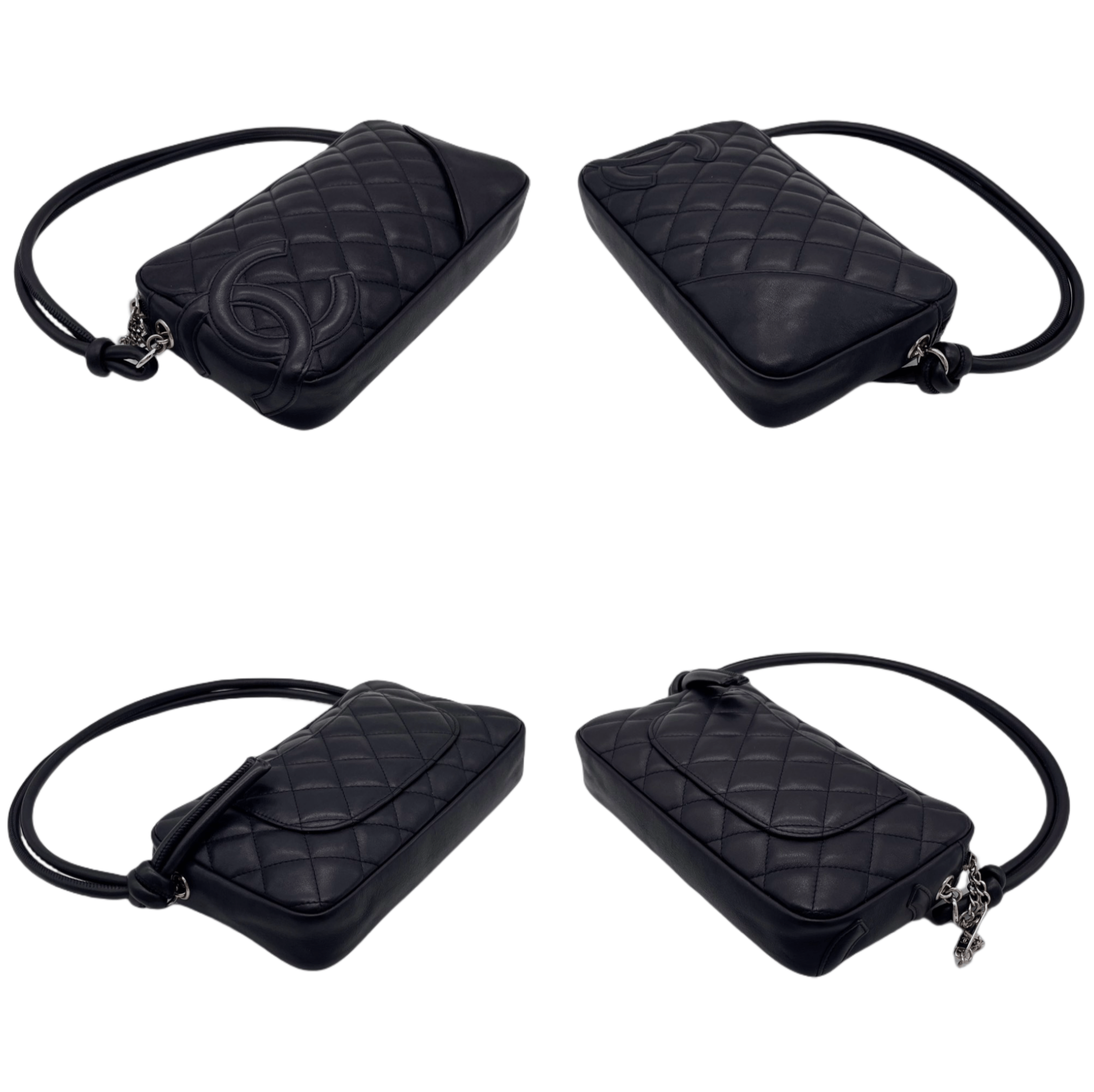 Chanel Chanel Cambon Line Matelasse Accessory Pouch Black Size ONE SIZE - 9 Thumbnail