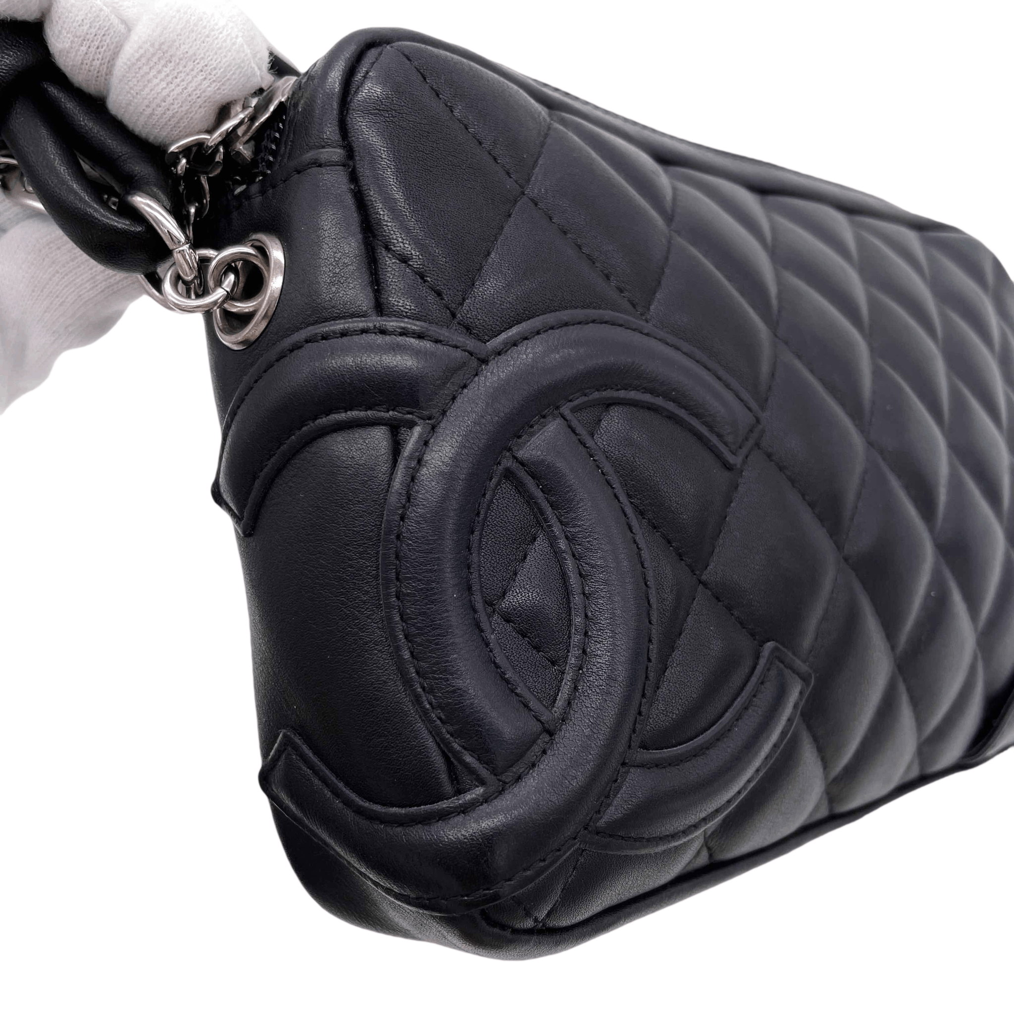 Chanel Chanel Cambon Line Matelasse Accessory Pouch Black Size ONE SIZE - 5 Thumbnail