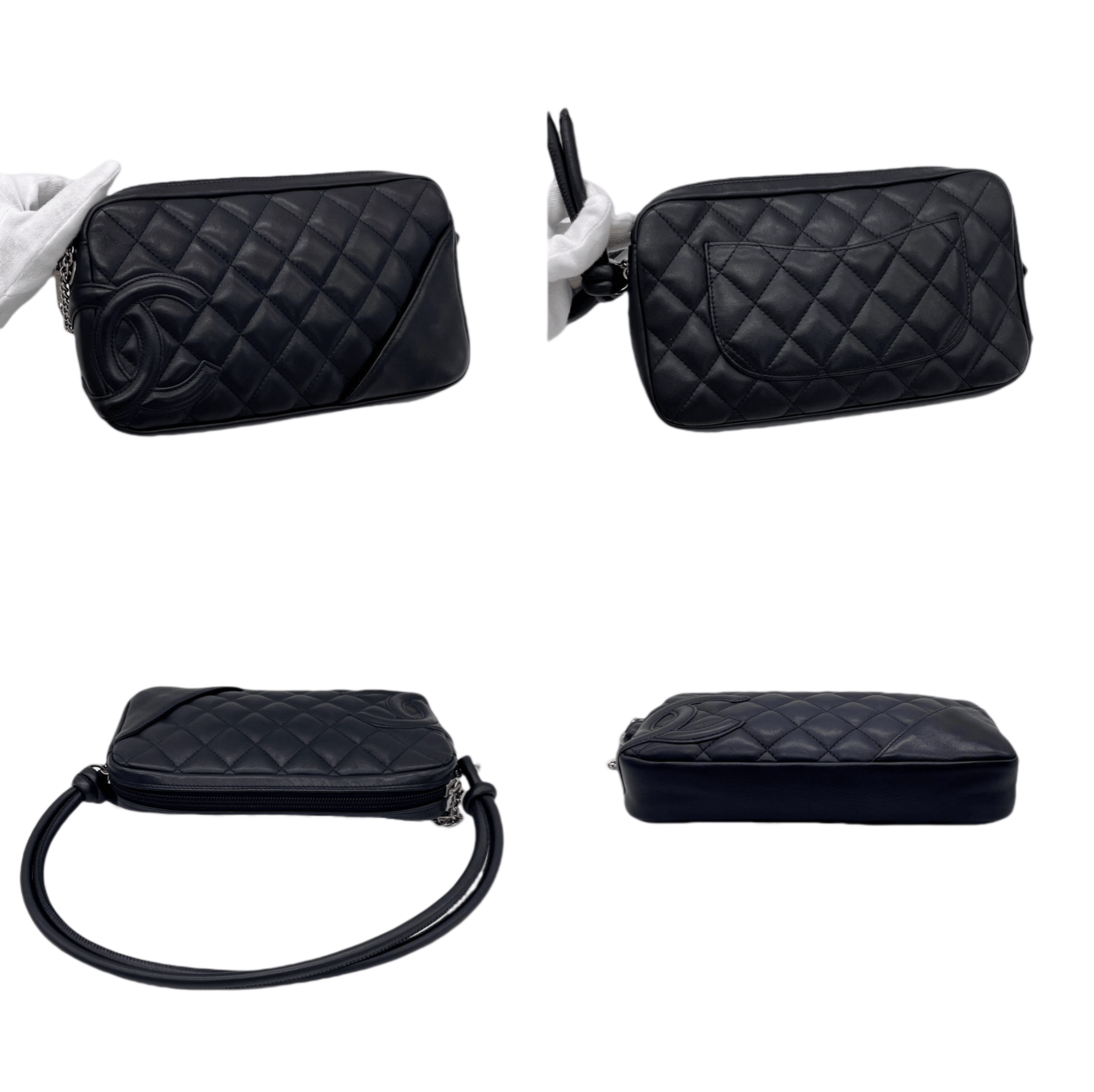 Chanel Chanel Cambon Line Matelasse Accessory Pouch Black Size ONE SIZE - 8 Thumbnail