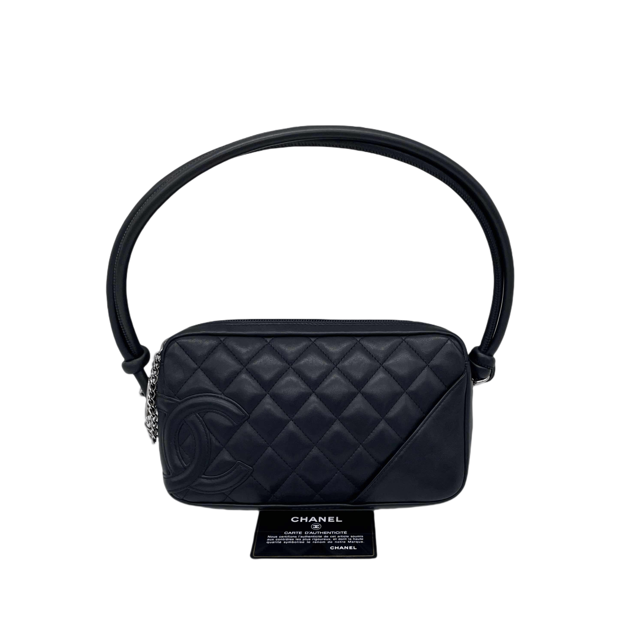 Chanel Chanel Cambon Line Matelasse Accessory Pouch Black Size ONE SIZE - 4 Thumbnail