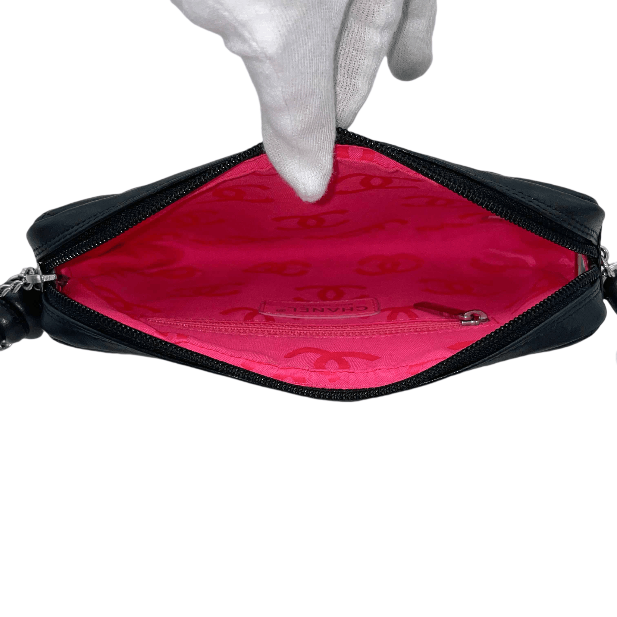 Chanel Chanel Cambon Line Matelasse Accessory Pouch Black Size ONE SIZE - 13 Thumbnail