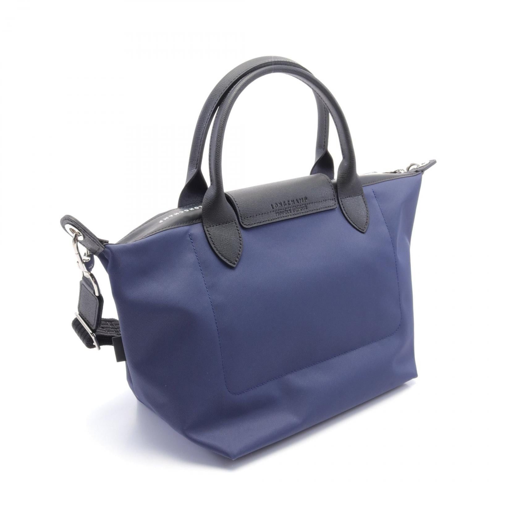 Longchamp Longchamp Le Preage Energy S Handbag Tote Bag Nylon Leather Navy Black Size ONE SIZE - 2 Thumbnail