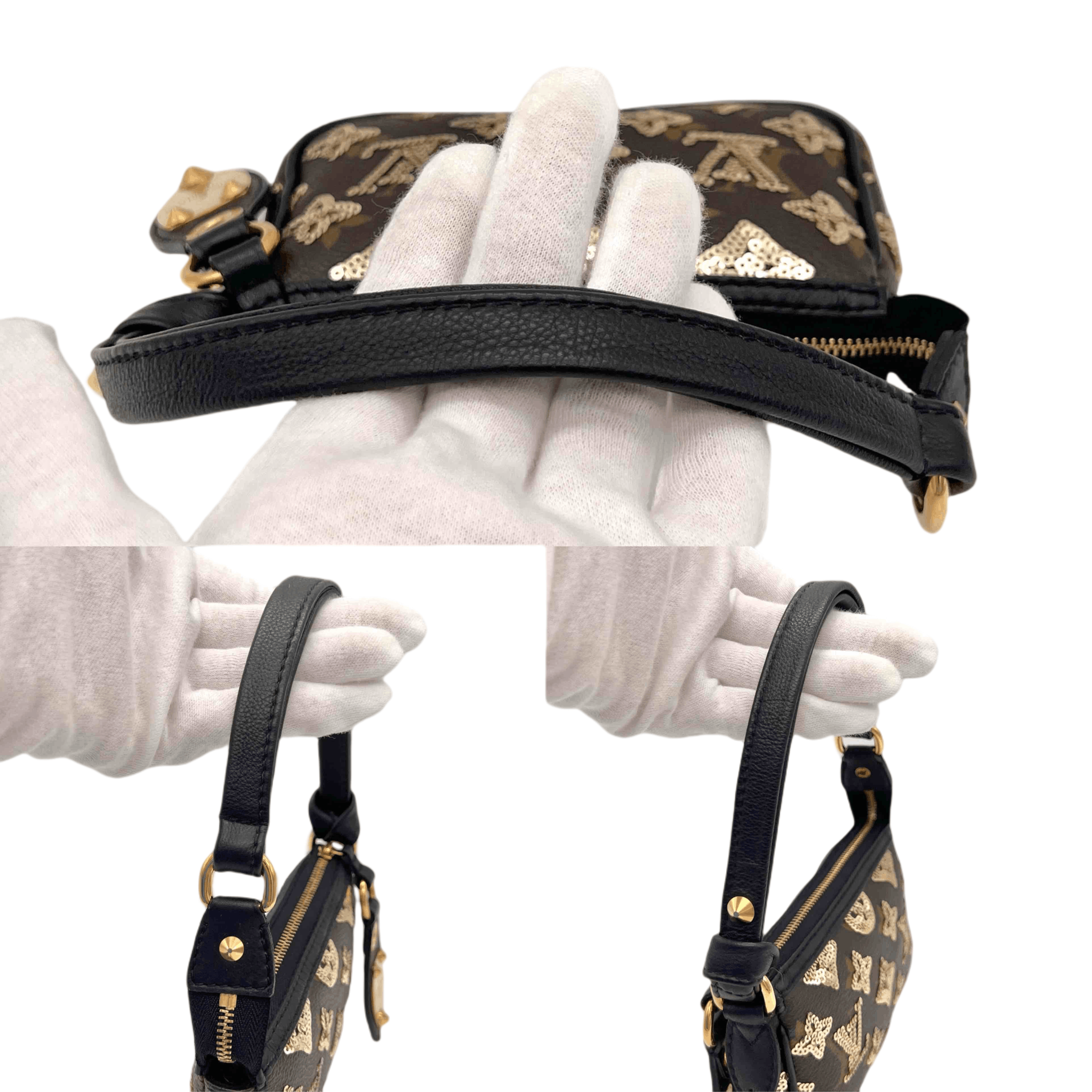 Louis Vuitton Louis Vuitton Monogram Eclipse Pochette Accessory/2009-10Fw Collection M60125 Size ONE SIZE - 9 Thumbnail