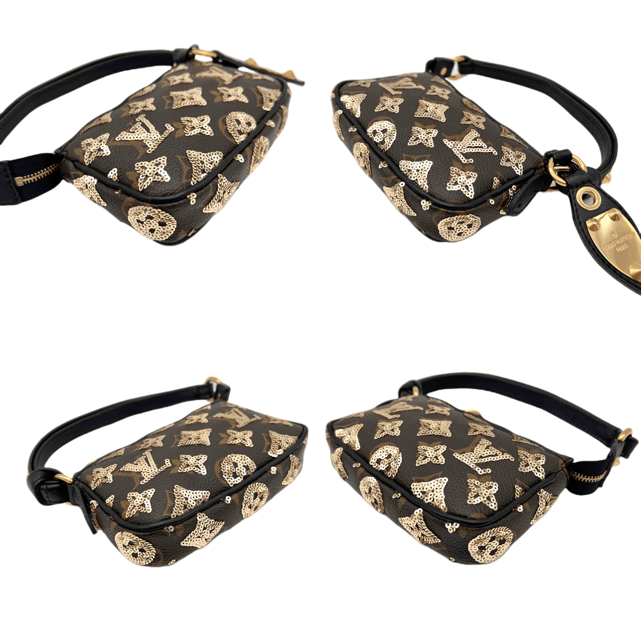 Louis Vuitton Louis Vuitton Monogram Eclipse Pochette Accessory/2009-10Fw Collection M60125 Size ONE SIZE - 7 Thumbnail