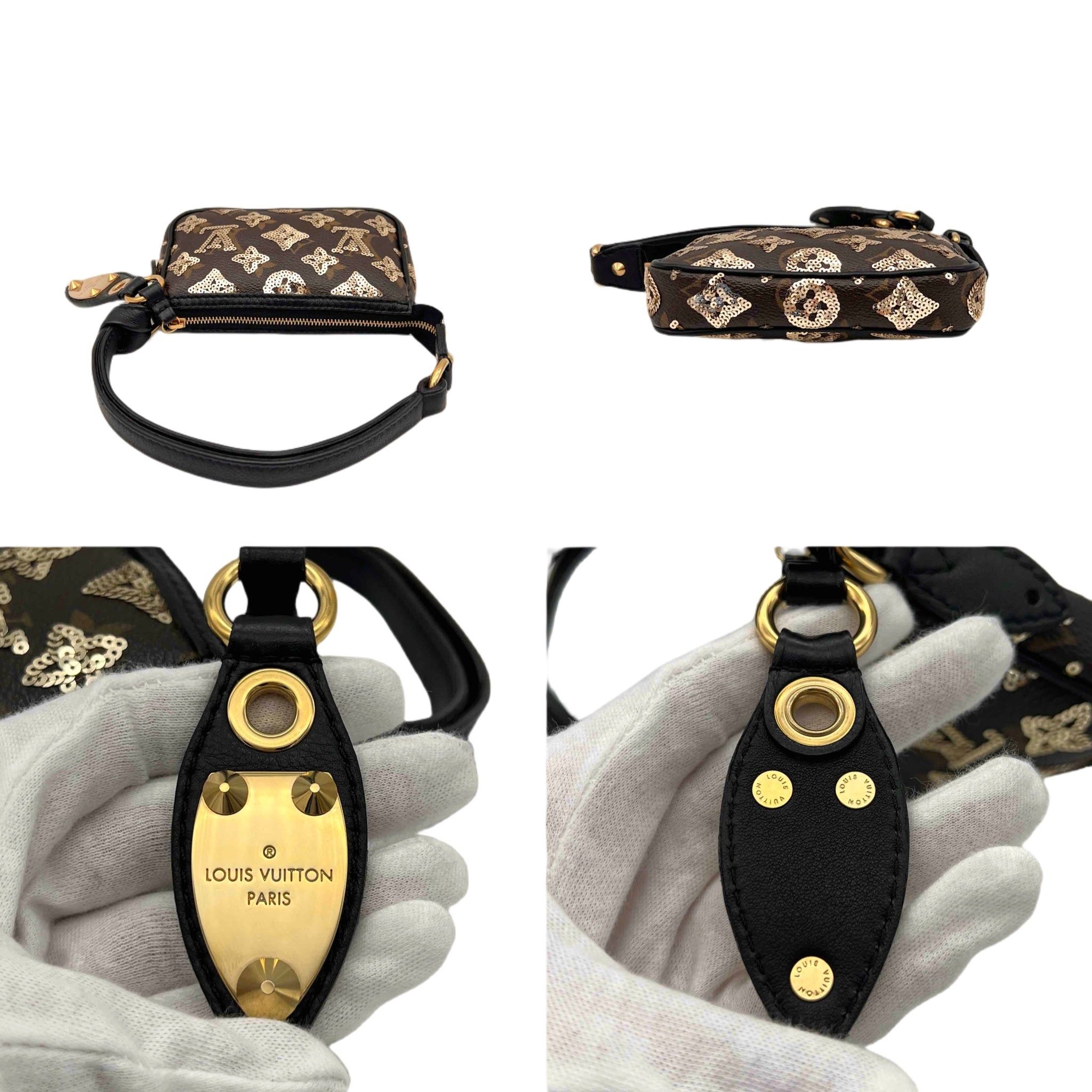 Louis Vuitton Louis Vuitton Monogram Eclipse Pochette Accessory/2009-10Fw Collection M60125 Size ONE SIZE - 8 Thumbnail