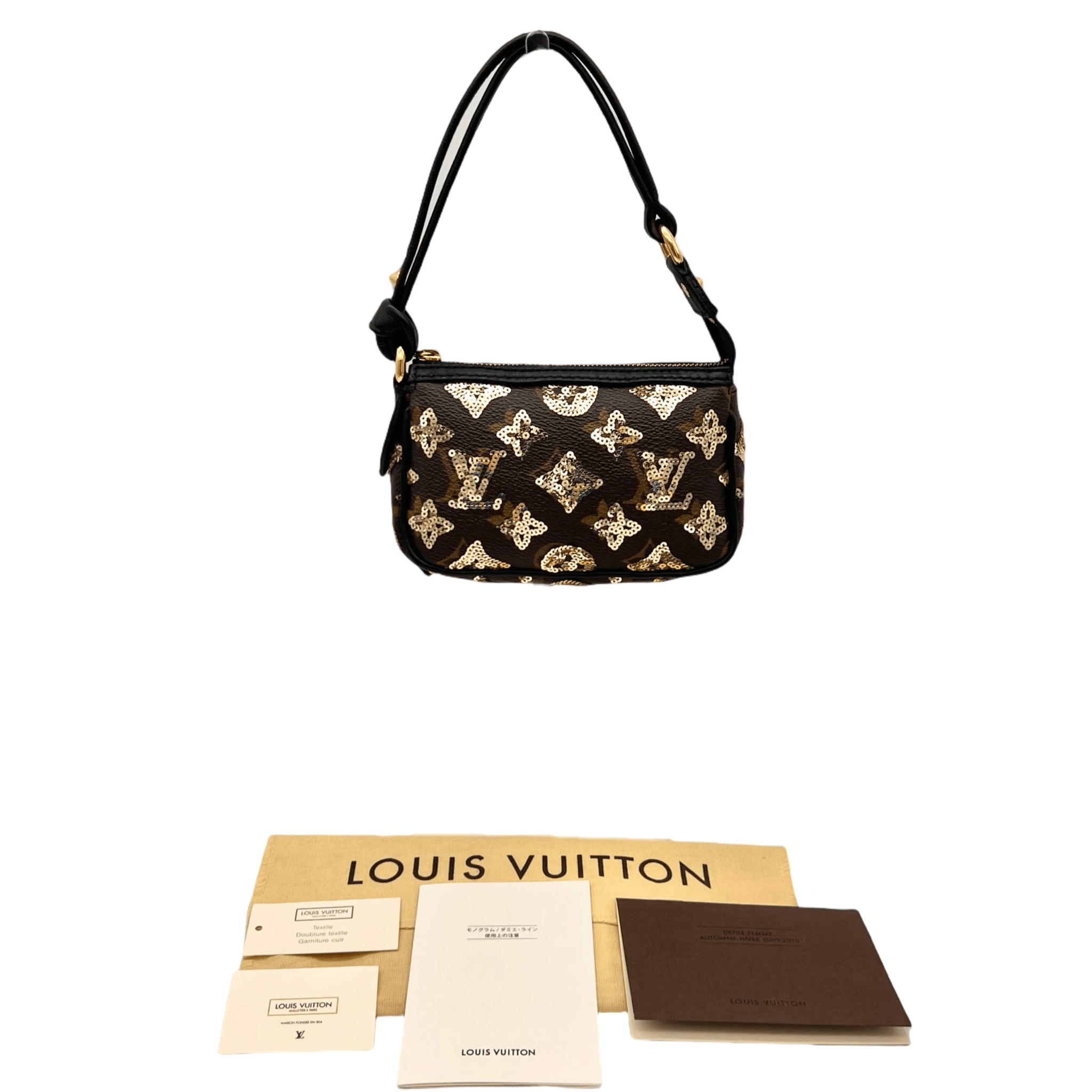 Louis Vuitton Louis Vuitton Monogram Eclipse Pochette Accessory/2009-10Fw Collection M60125 Size ONE SIZE - 5 Thumbnail