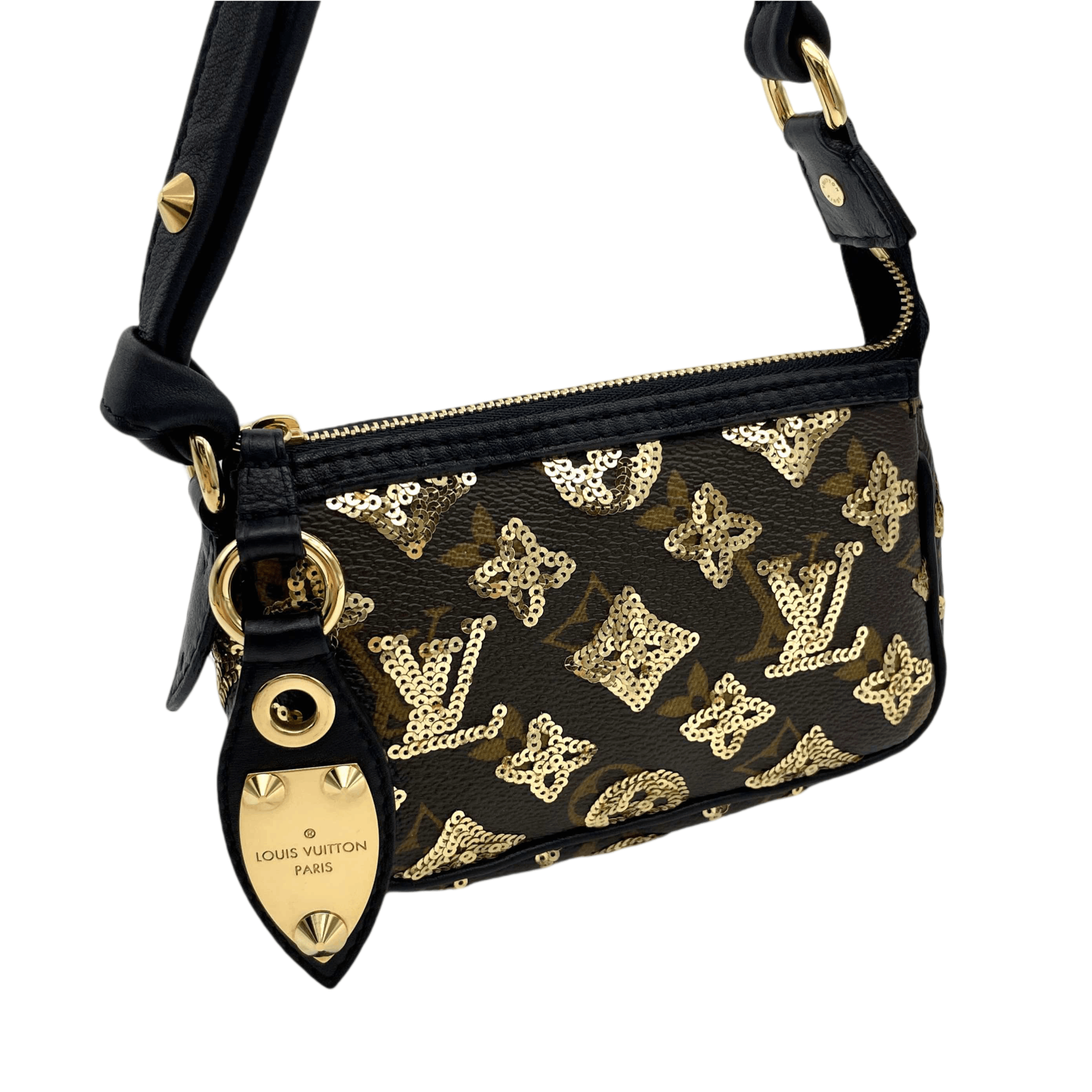 Louis Vuitton Louis Vuitton Monogram Eclipse Pochette Accessory/2009-10Fw Collection M60125 Size ONE SIZE - 6 Thumbnail