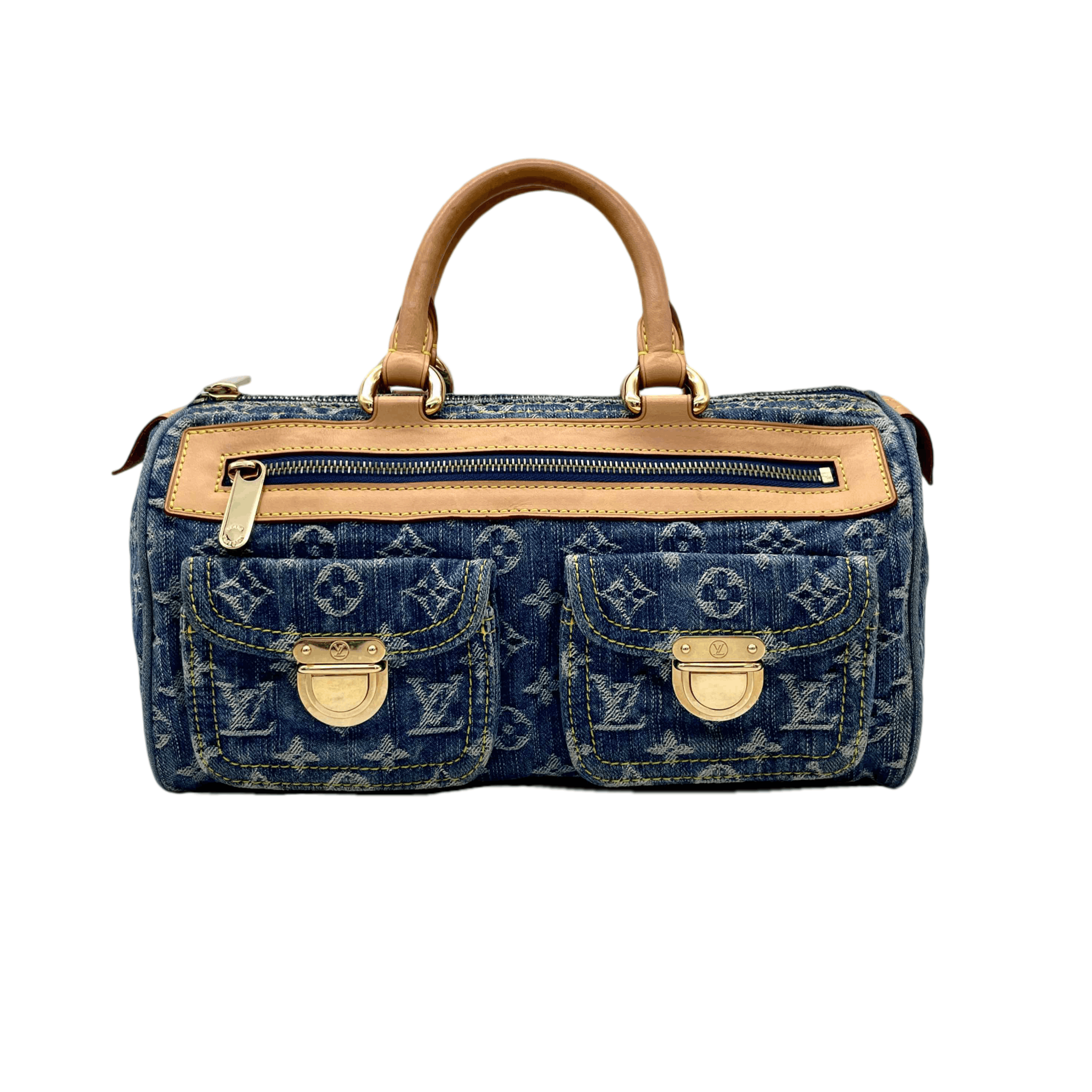 Louis Vuitton Louis Vuitton Monogram Denim Neospeedy M95019 Size ONE SIZE - 4 Thumbnail