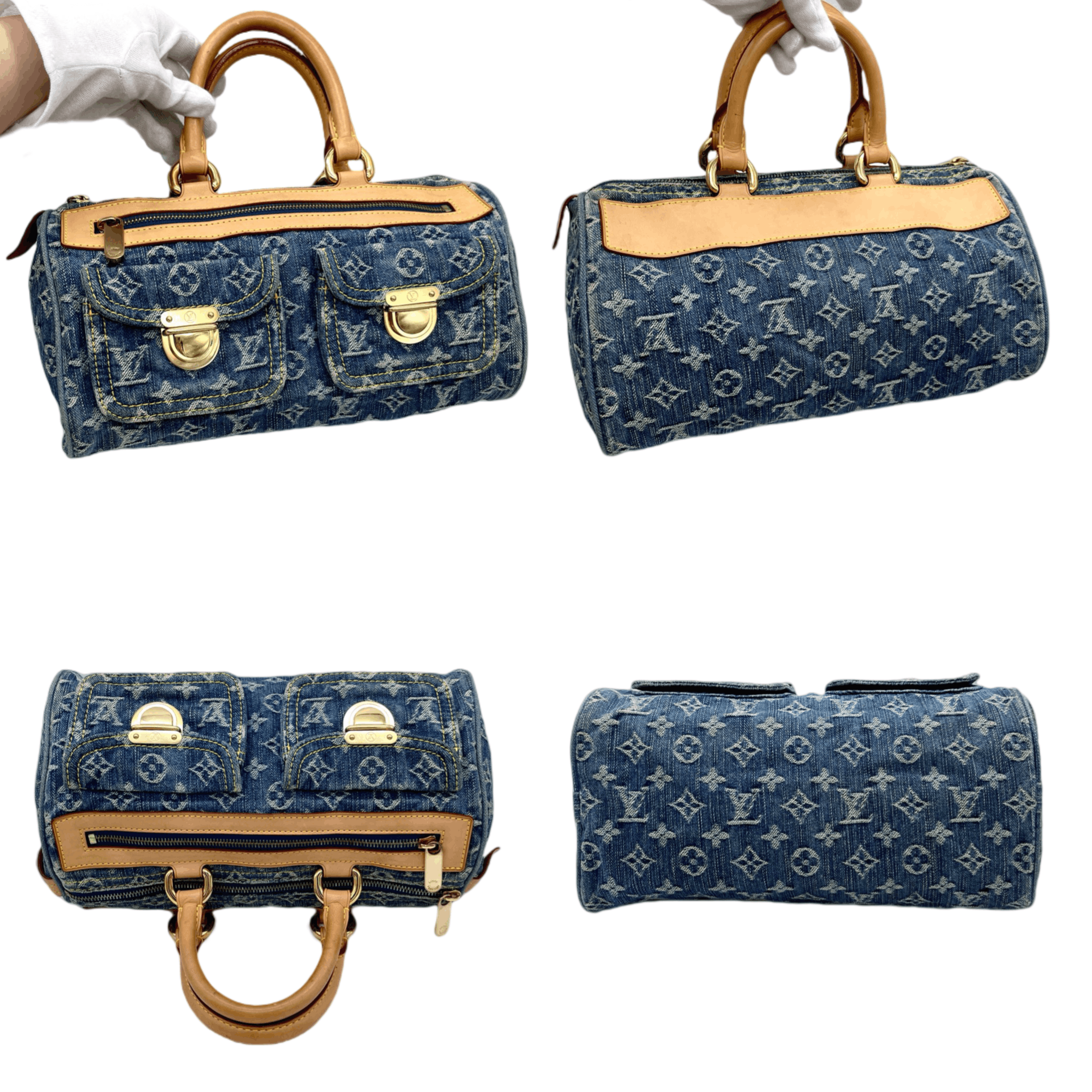 Louis Vuitton Louis Vuitton Monogram Denim Neospeedy M95019 Size ONE SIZE - 7 Thumbnail