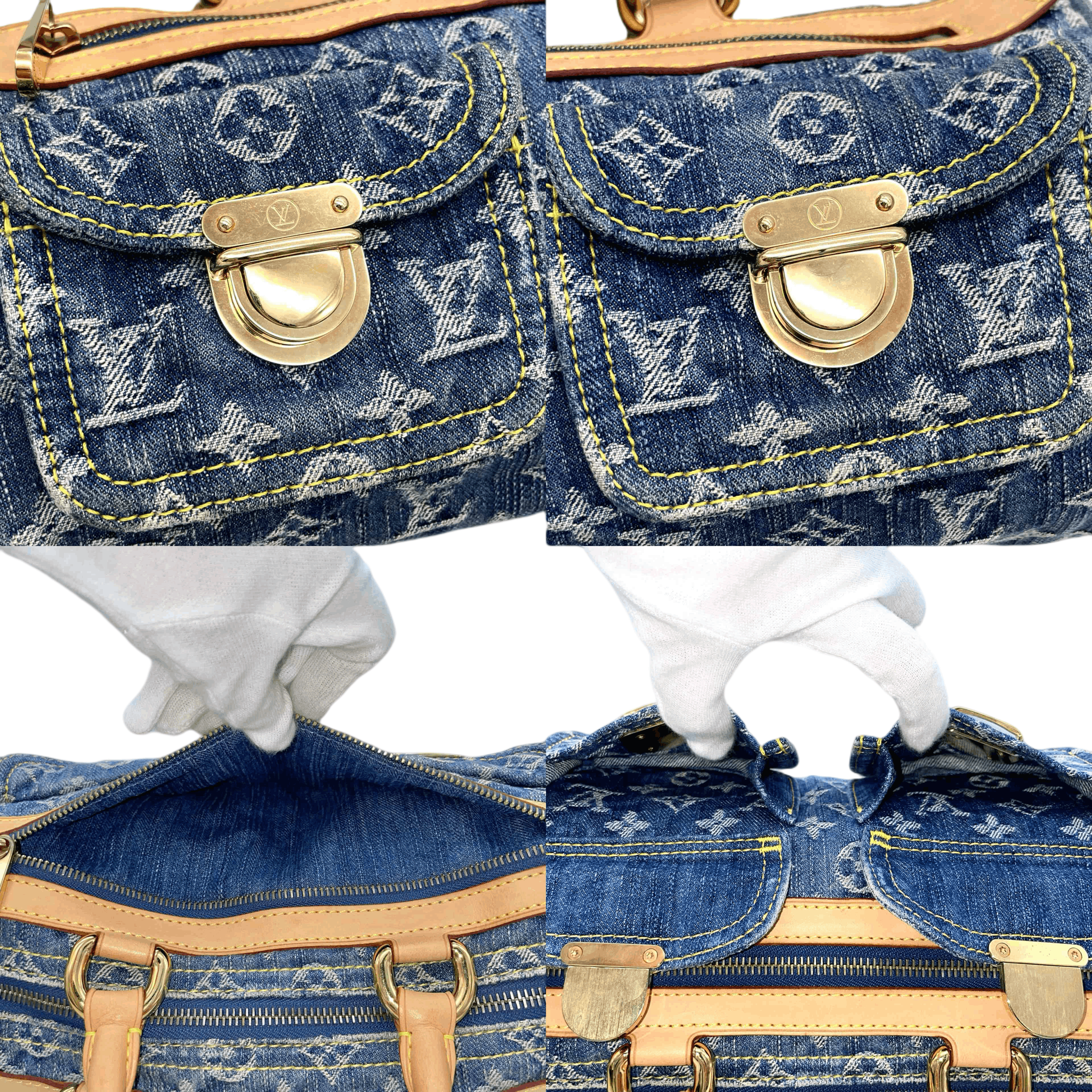 Louis Vuitton Louis Vuitton Monogram Denim Neospeedy M95019 Size ONE SIZE - 12 Thumbnail