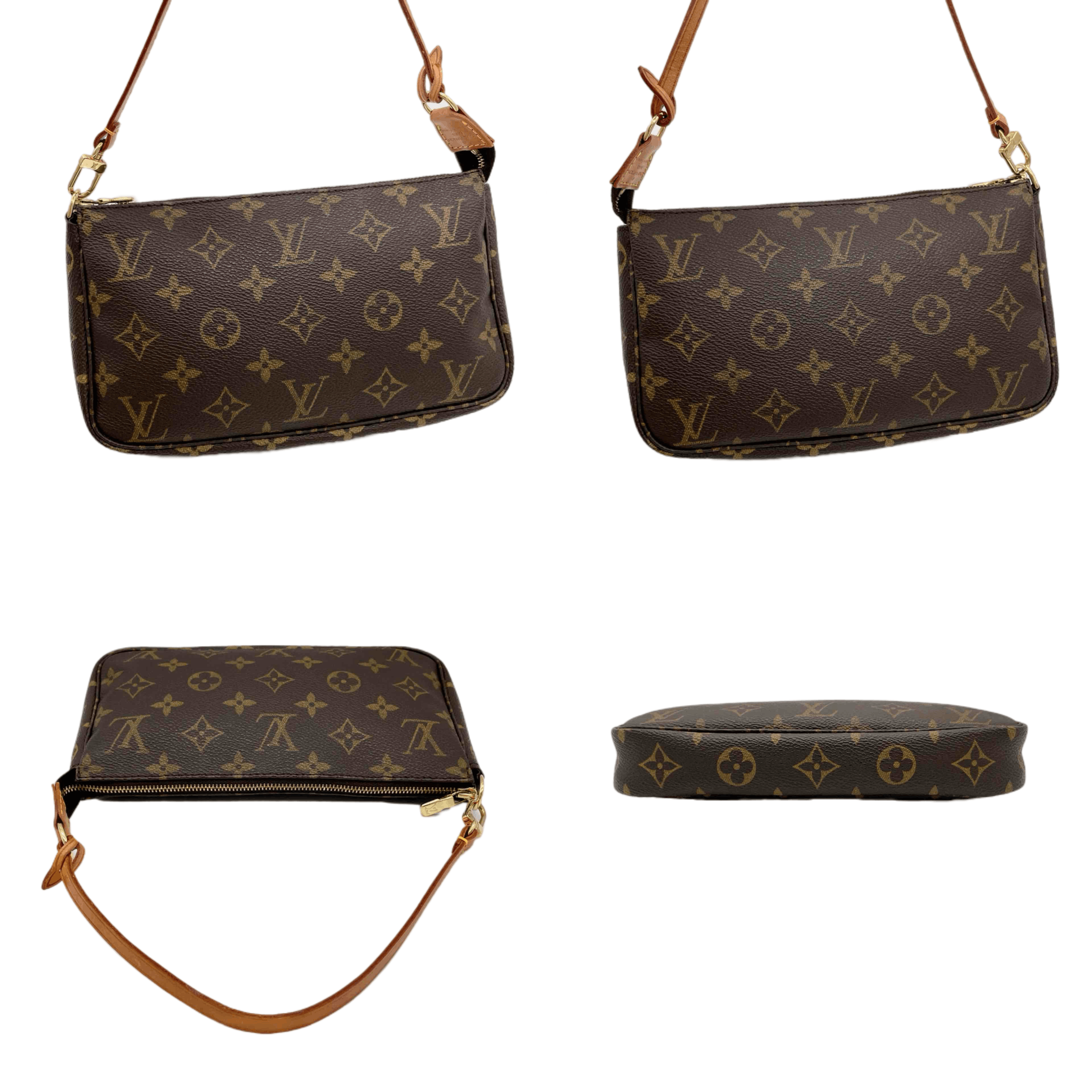 Louis Vuitton Louis Vuitton Monogram Pochette Accessory M51980 Size ONE SIZE - 10 Thumbnail
