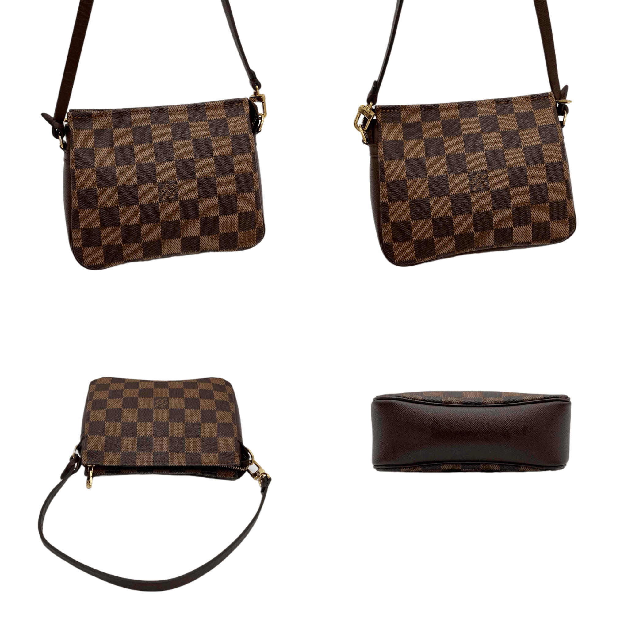 Louis Vuitton Louis Vuitton Damier Trues Makeup Handbag N51982 Size ONE SIZE - 7 Thumbnail