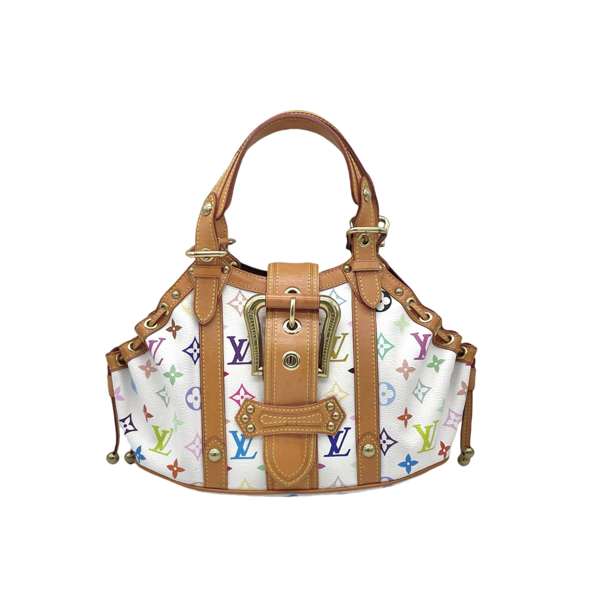 Louis Vuitton Louis Vuitton Monogram Multicolor White Theda Pm M92348 Size ONE SIZE - 4 Thumbnail
