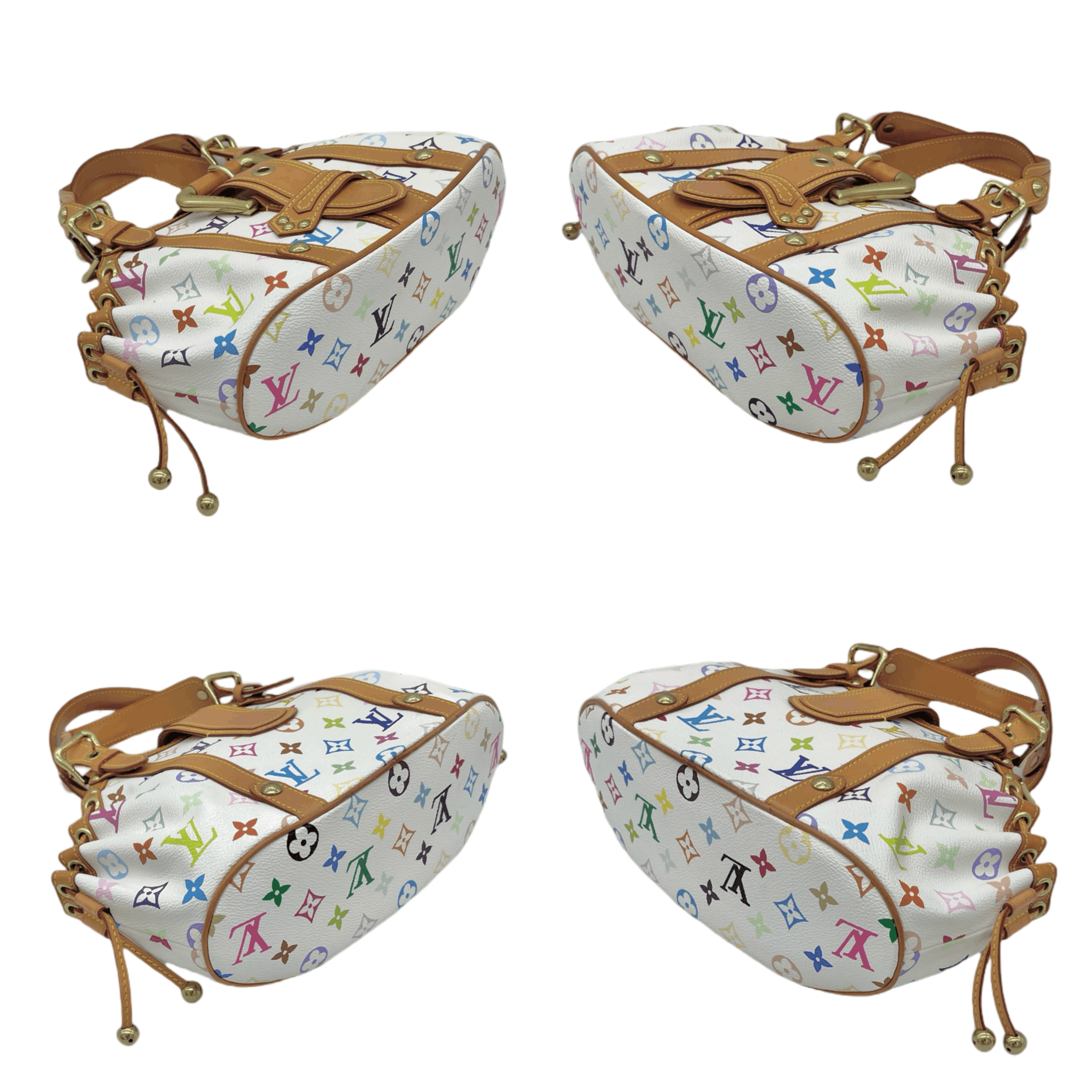 Louis Vuitton Louis Vuitton Monogram Multicolor White Theda Pm M92348 Size ONE SIZE - 7 Thumbnail