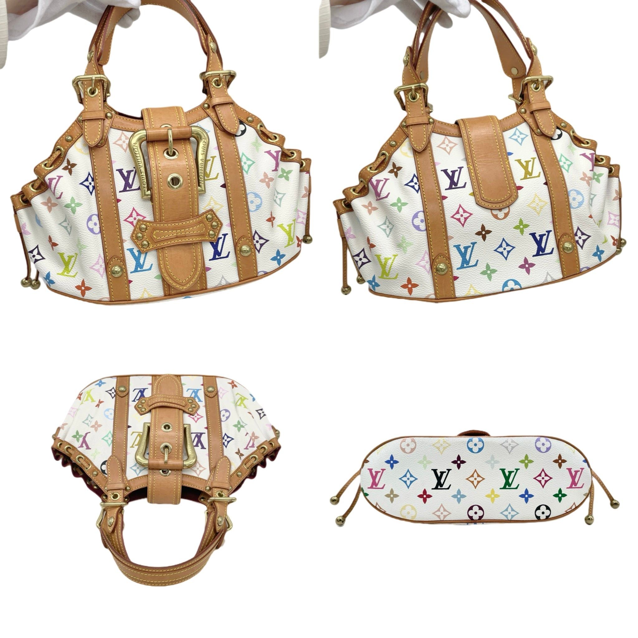 Louis Vuitton Louis Vuitton Monogram Multicolor White Theda Pm M92348 Size ONE SIZE - 6 Thumbnail