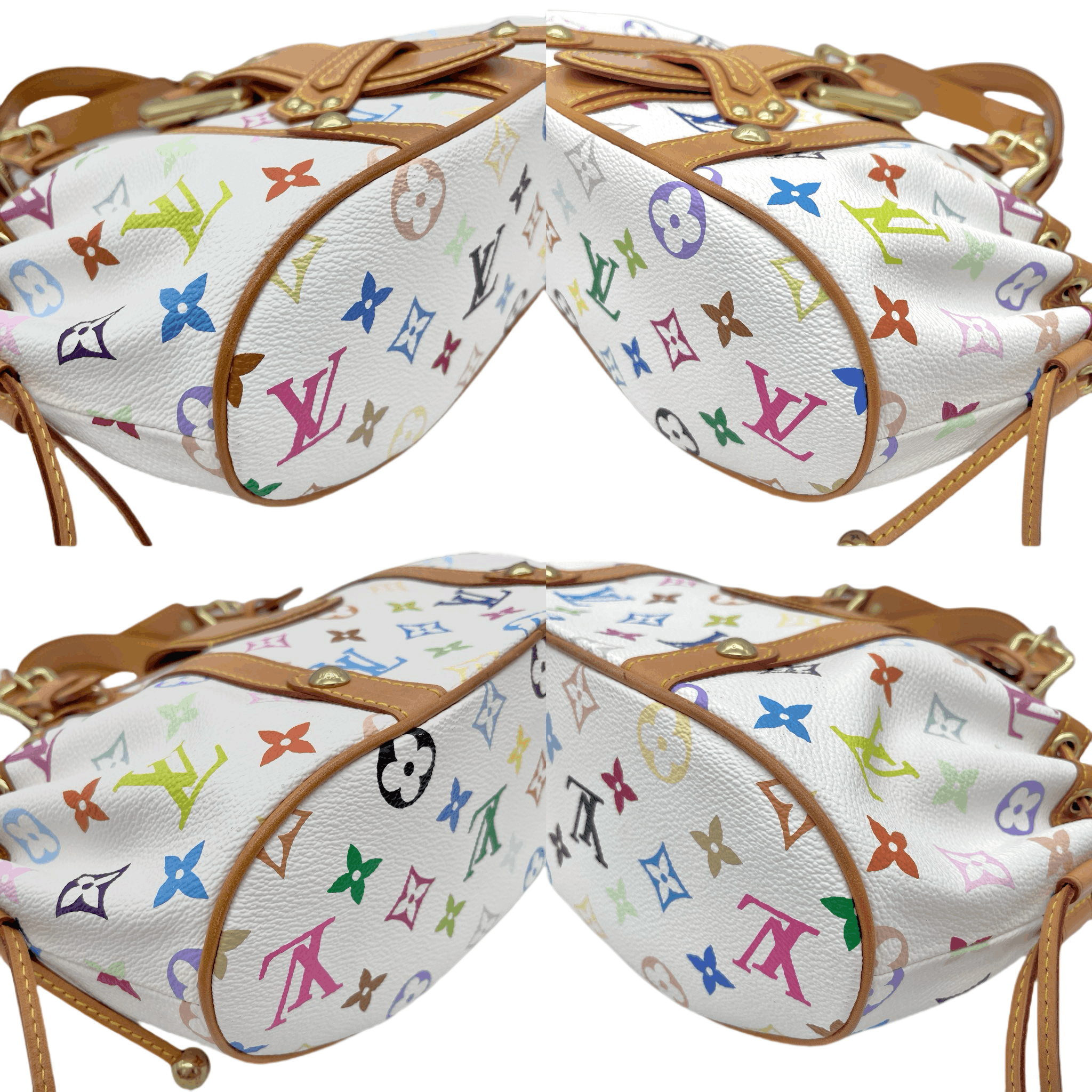 Louis Vuitton Louis Vuitton Monogram Multicolor White Theda Pm M92348 Size ONE SIZE - 8 Thumbnail