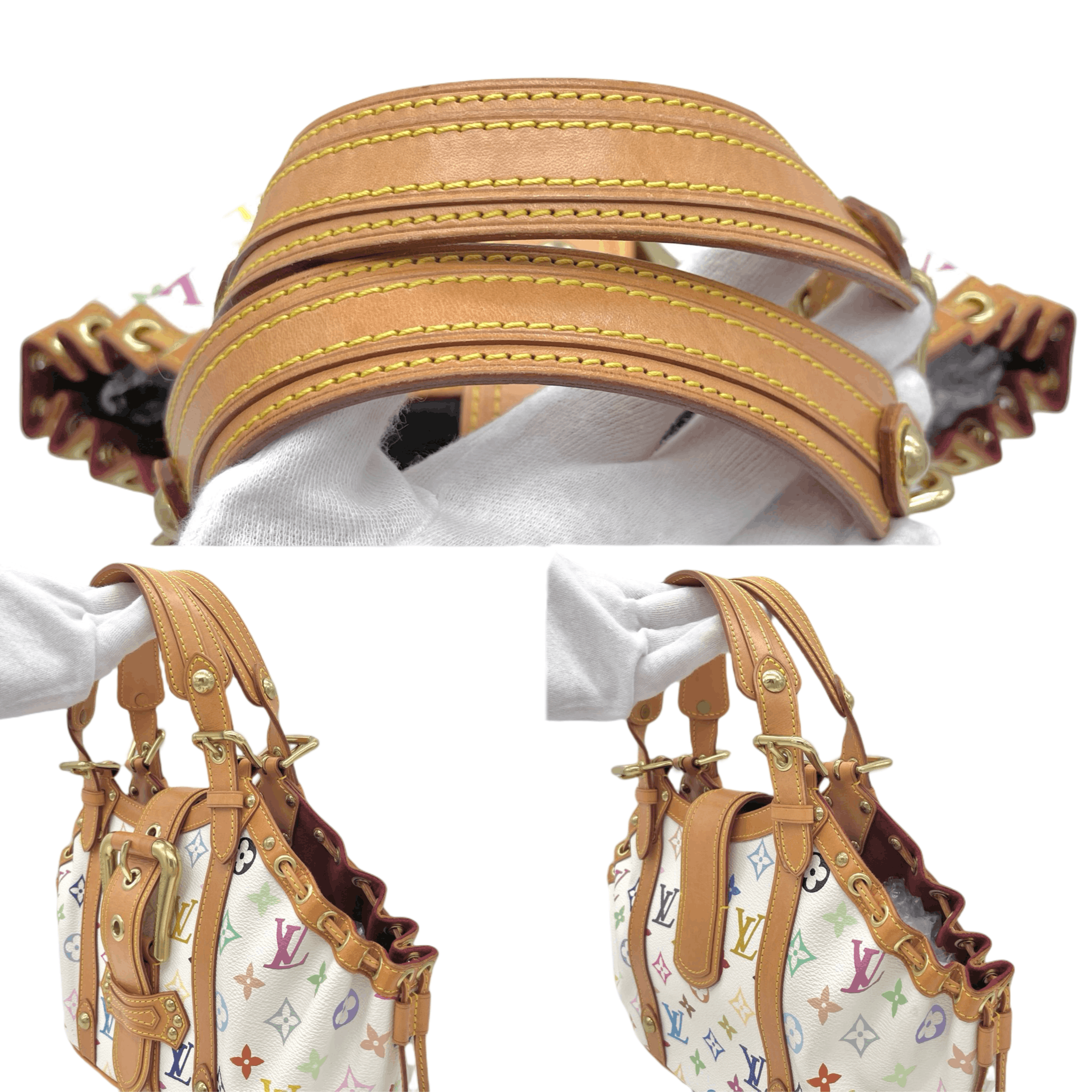 Louis Vuitton Louis Vuitton Monogram Multicolor White Theda Pm M92348 Size ONE SIZE - 10 Thumbnail
